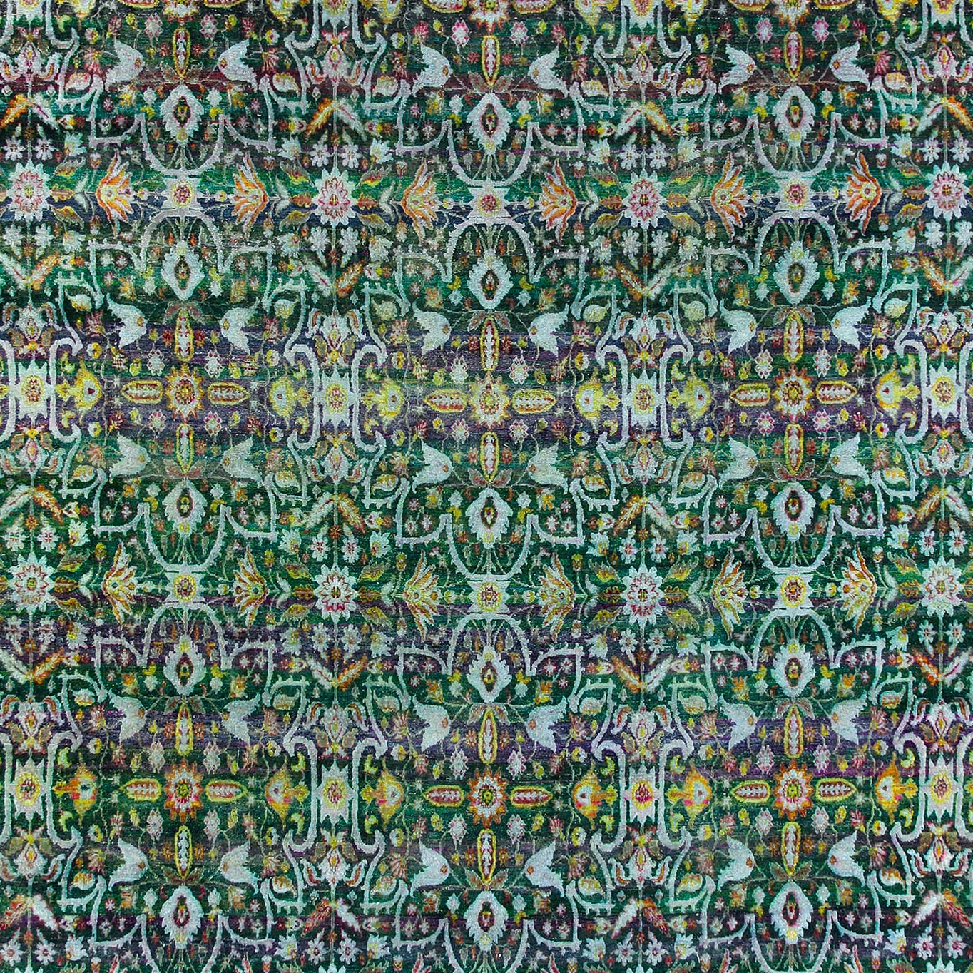 Produkt Kundan Pure Silk Classical Persian Flower Field des Herstellers Zollanvari anzeigen