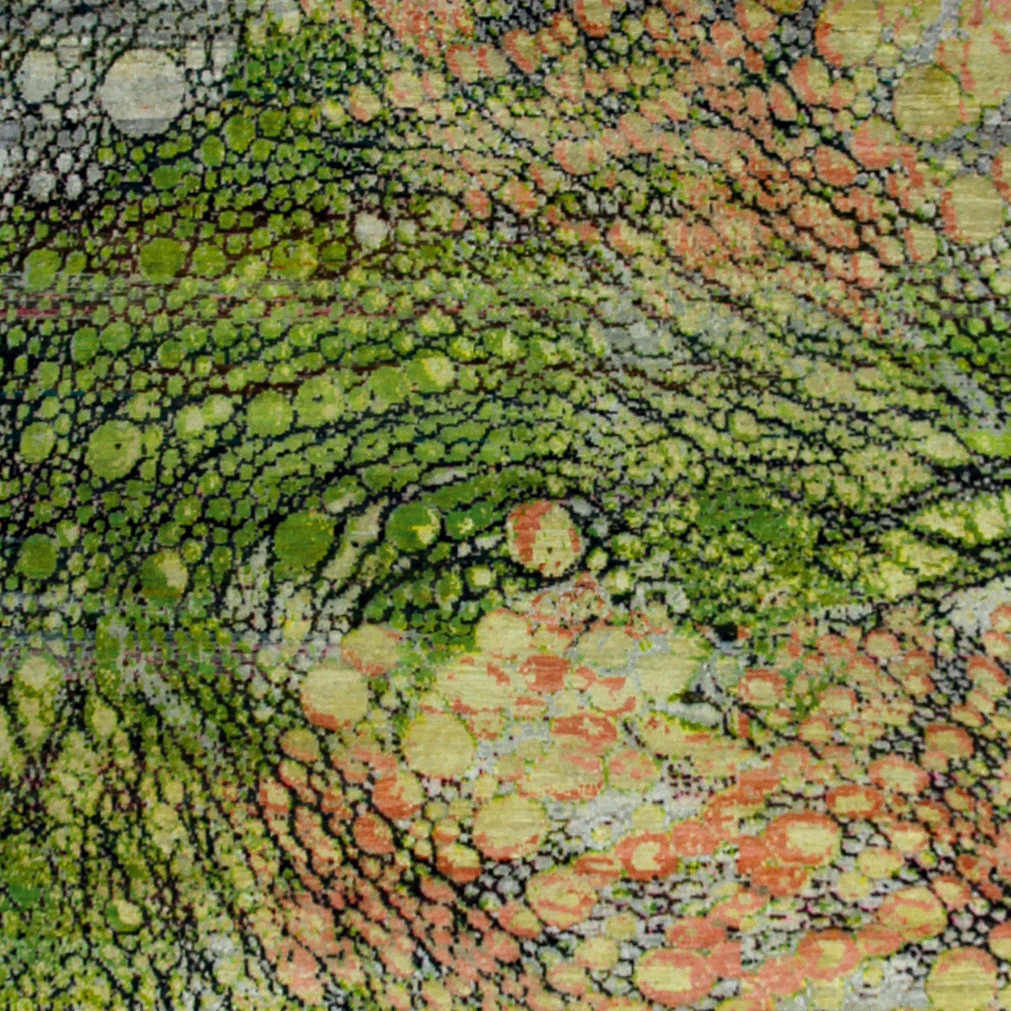 Mostrar el producto Kundan Pure Silk Iridescence Alligator del fabricante Zollanvari
