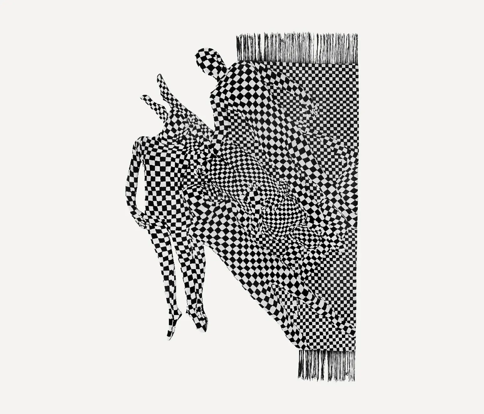 Henzel Studio - Collaborations (Select) | Black and white people pattern