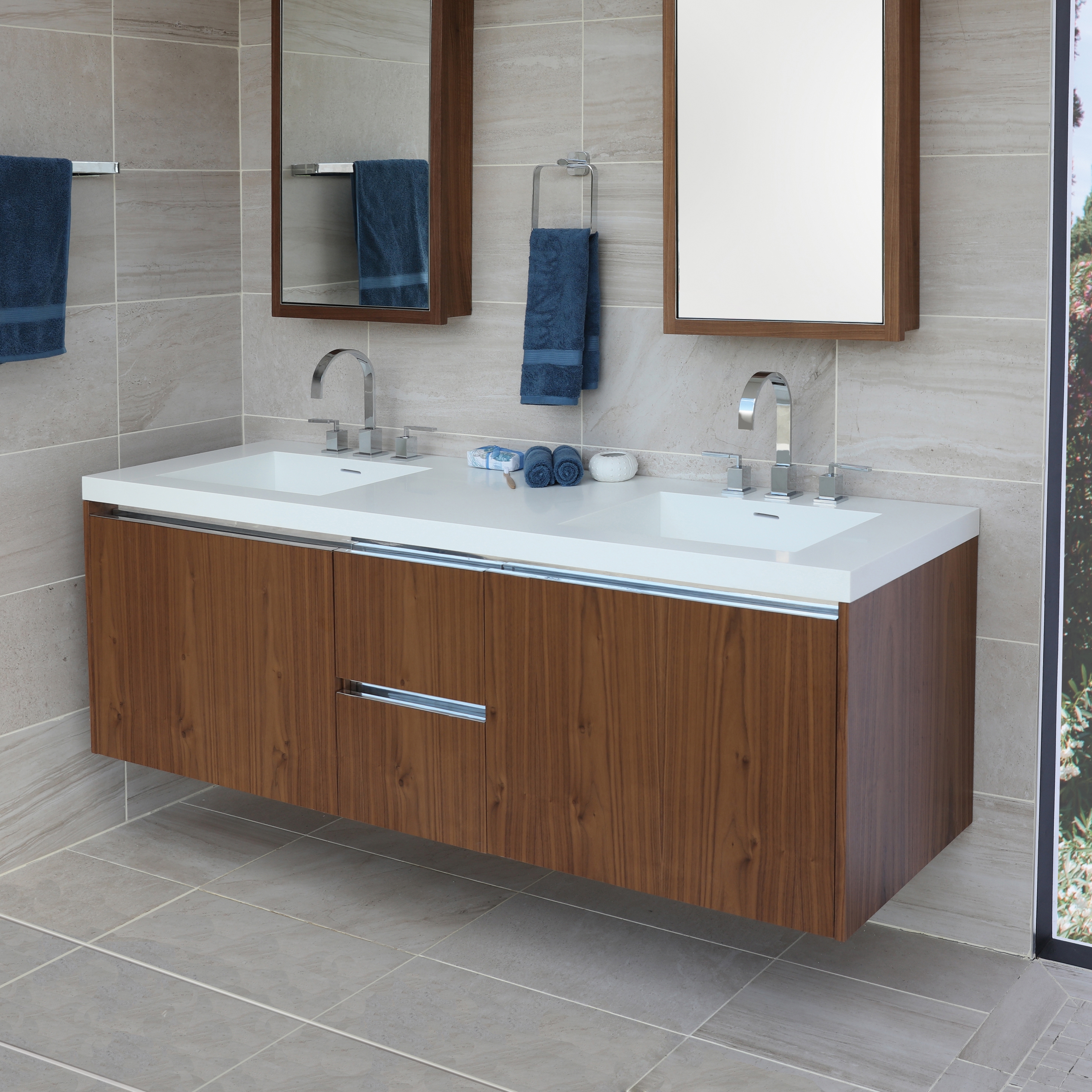 Mostra il prodotto Kubista Undercounter Vanity H266 del produttore Lacava