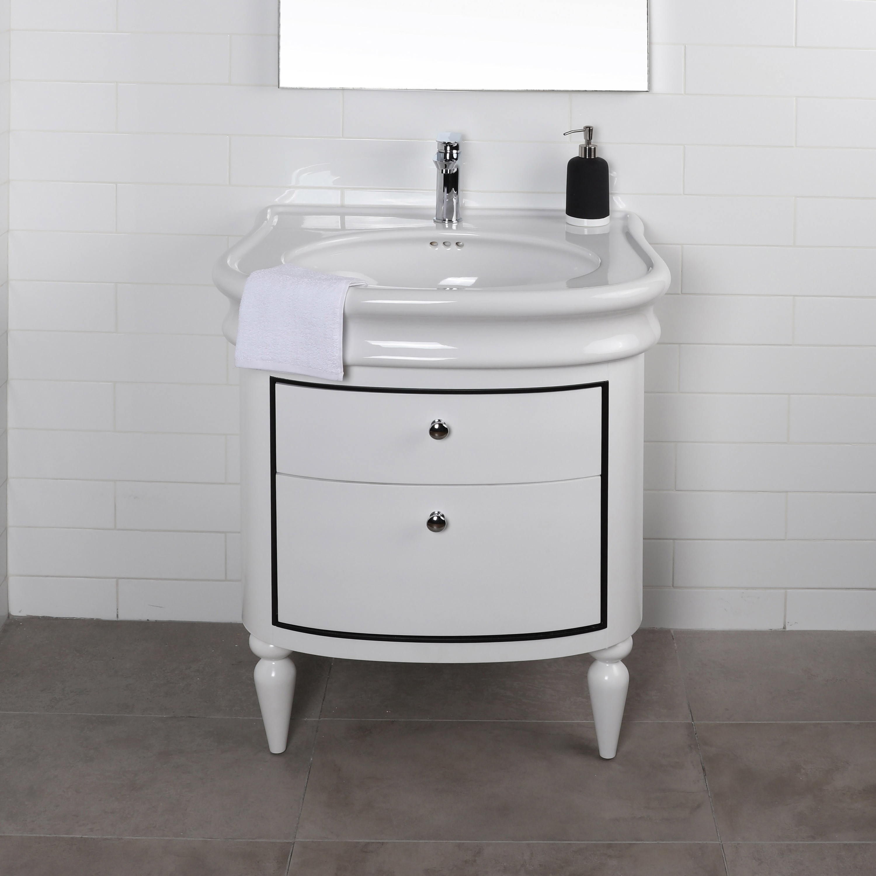 Mostra il prodotto Lirico Undercounter Vanity H251C del produttore Lacava