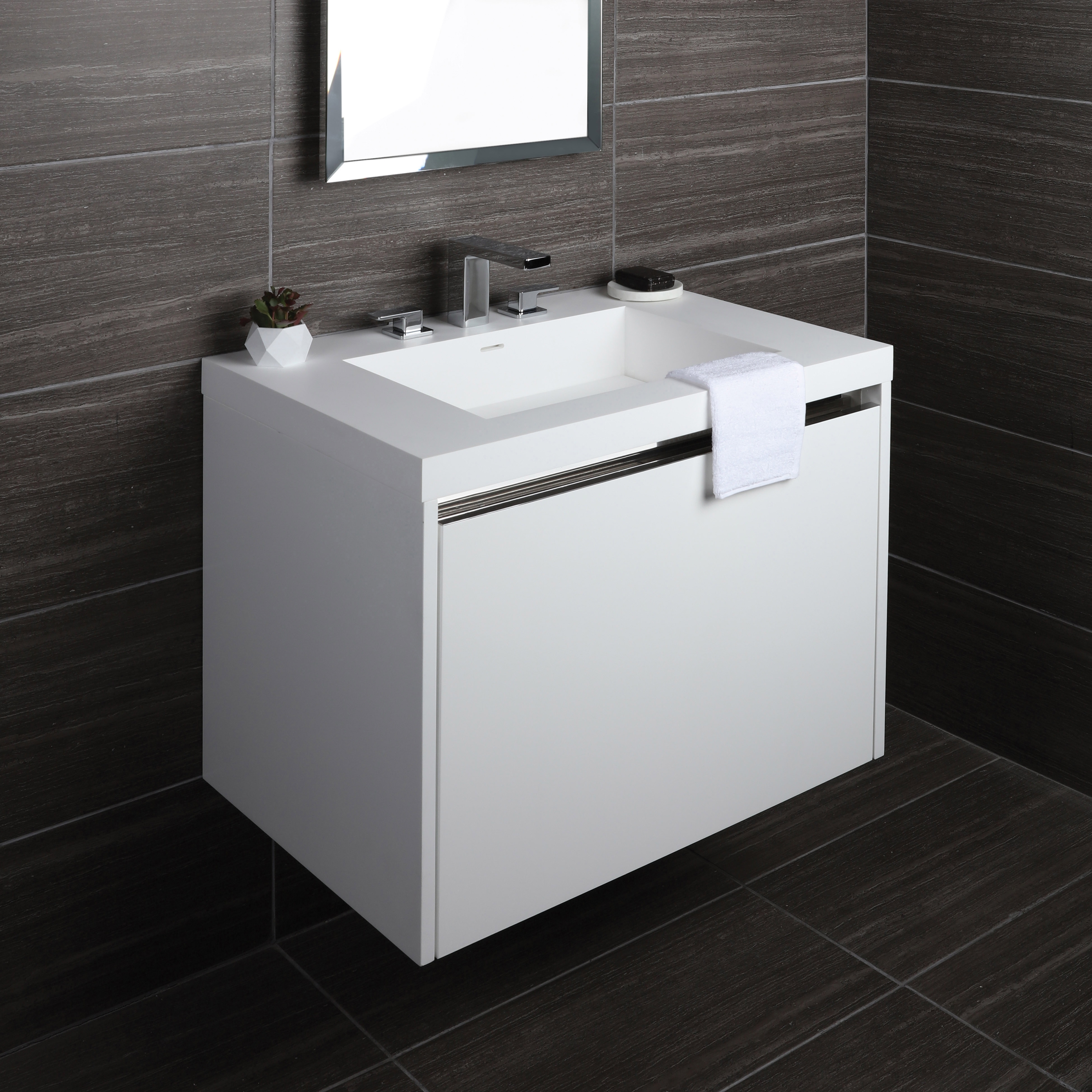 Mostra il prodotto Kubista Undercounter Vanity H262 del produttore Lacava
