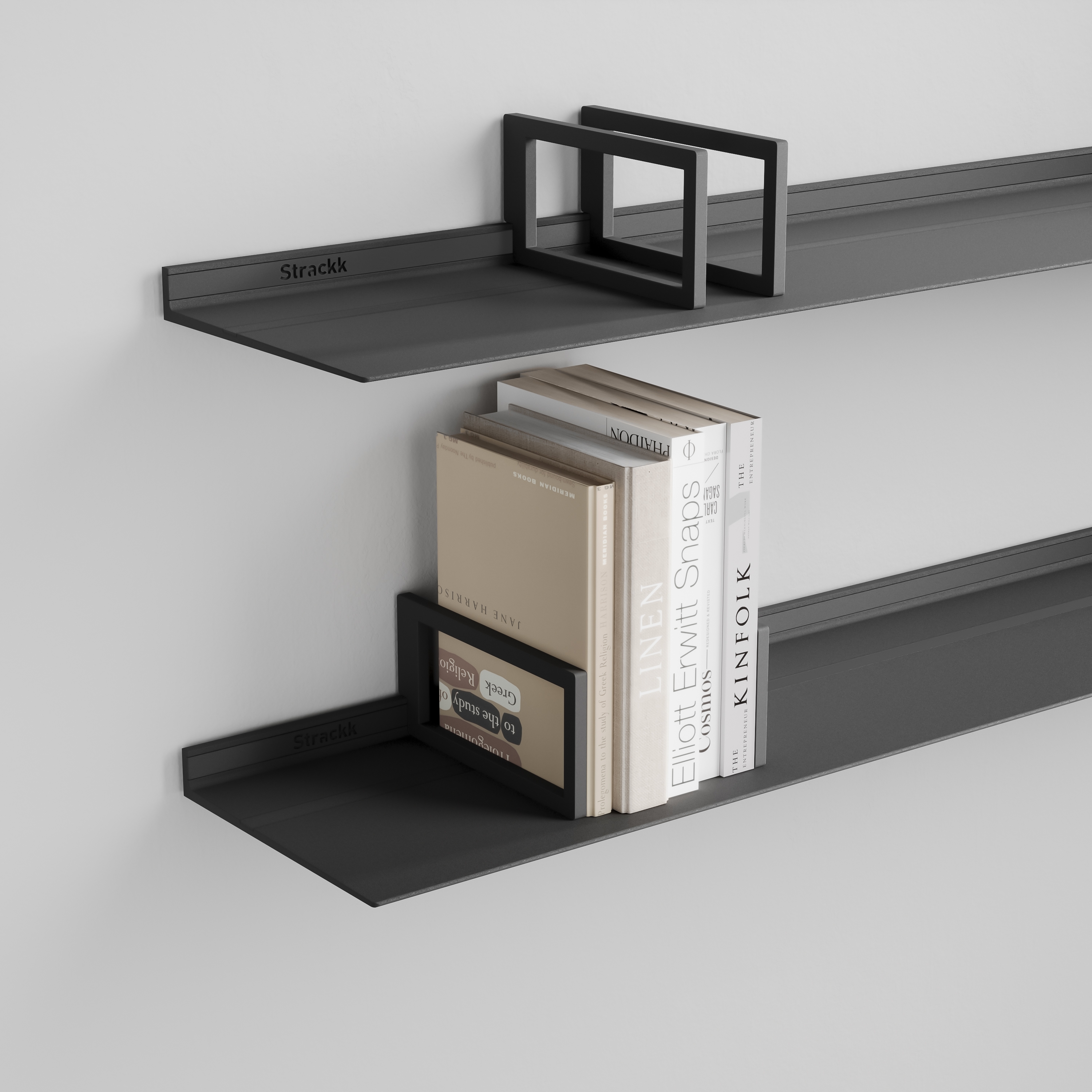 Bookend for 29cm deep shelf | Anthracite RAL7021