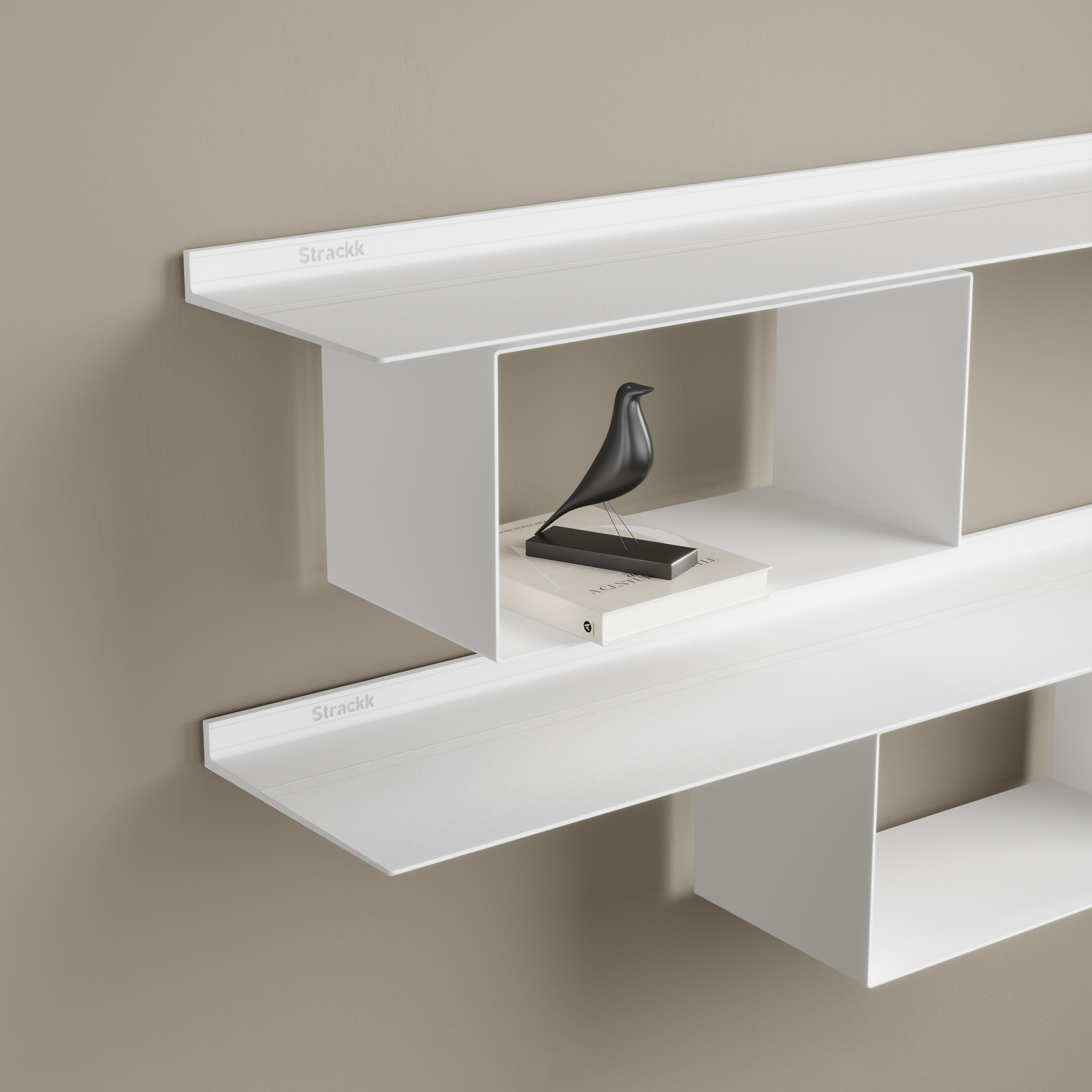 Cabinet Rectangle for 22cm deep shelf | White RAL9016