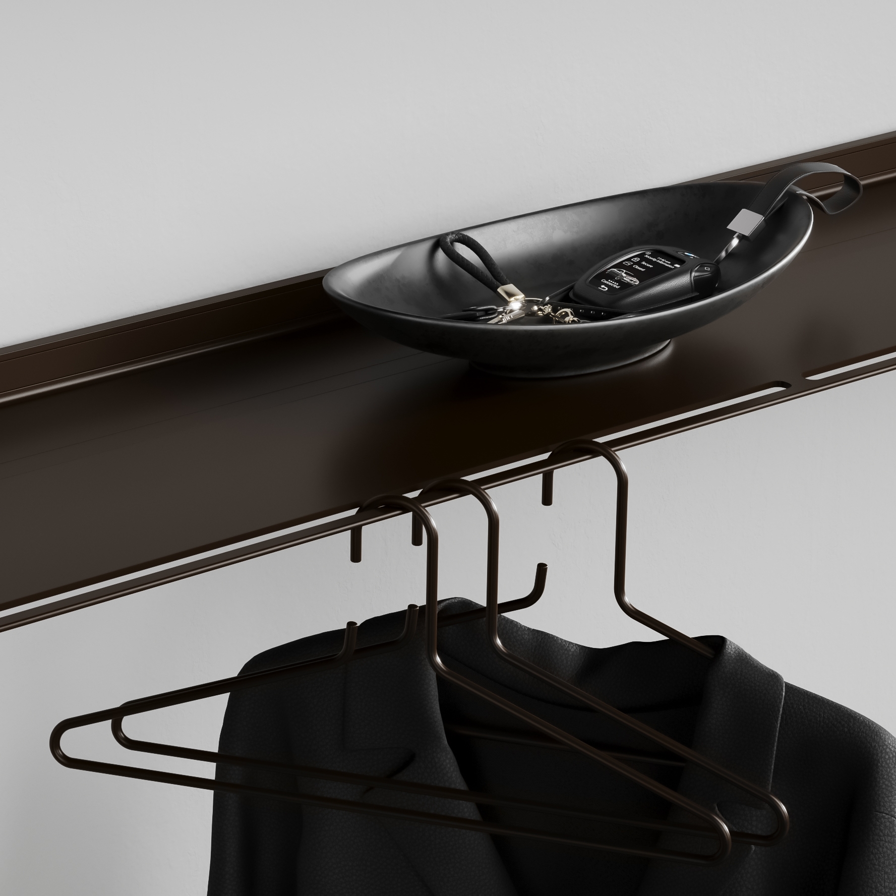 Clothes hanger | Gunmetal
