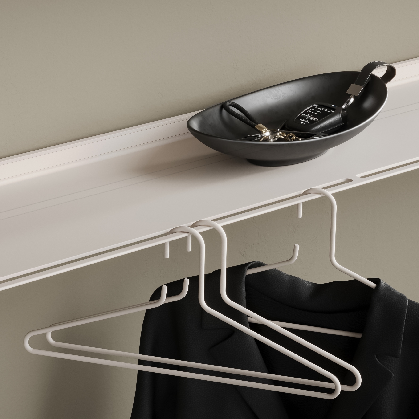 Clothes hanger | Off-white RAL9010