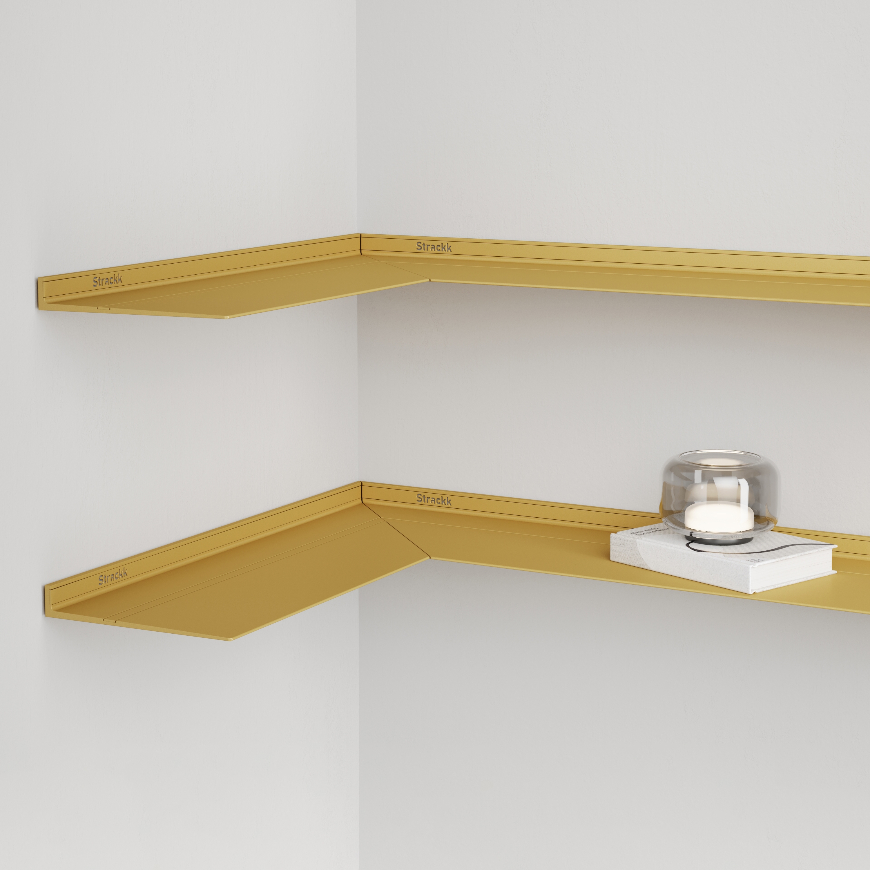Display product Corner shelf | Gold from manufacturer Strackk