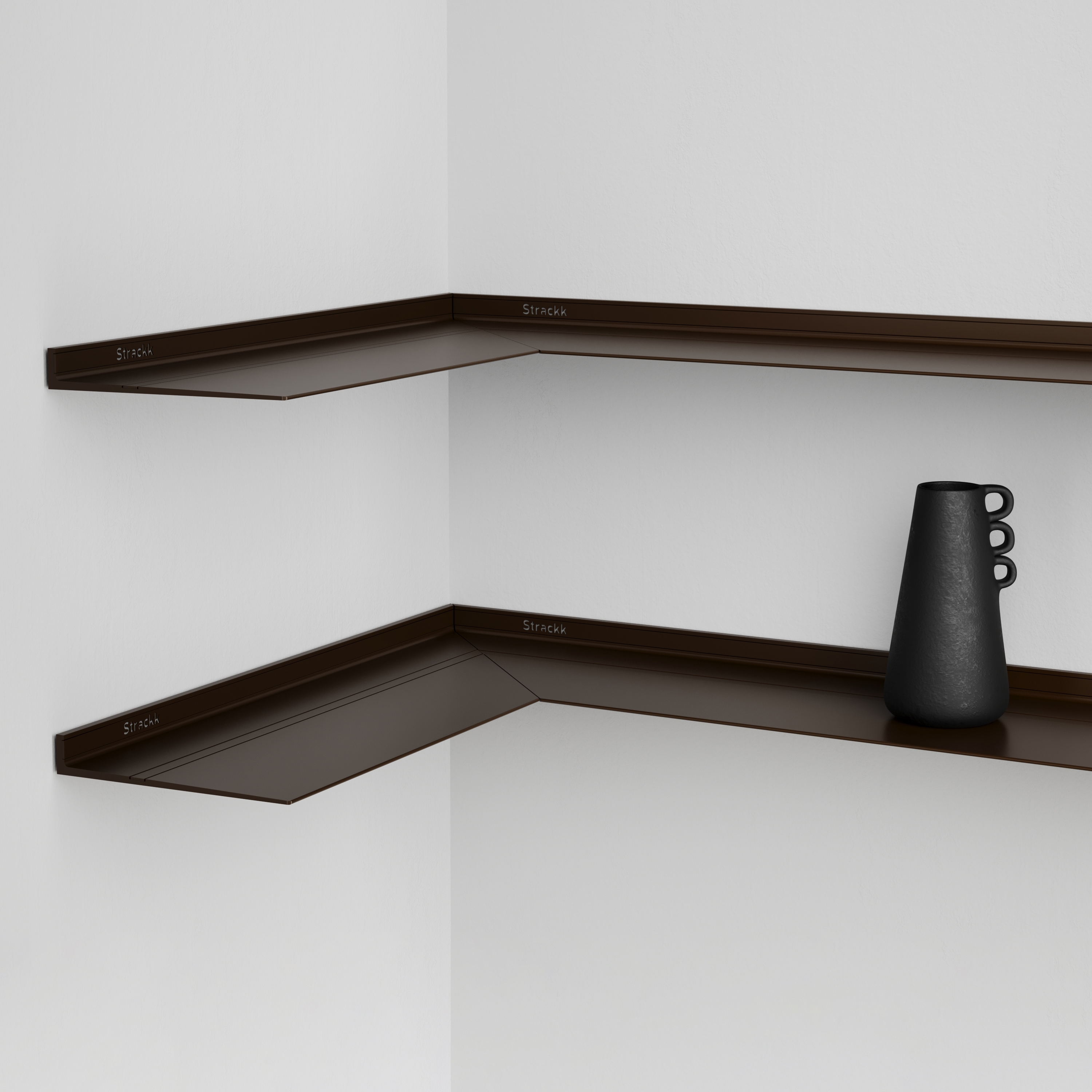 Corner shelf | Gunmetal