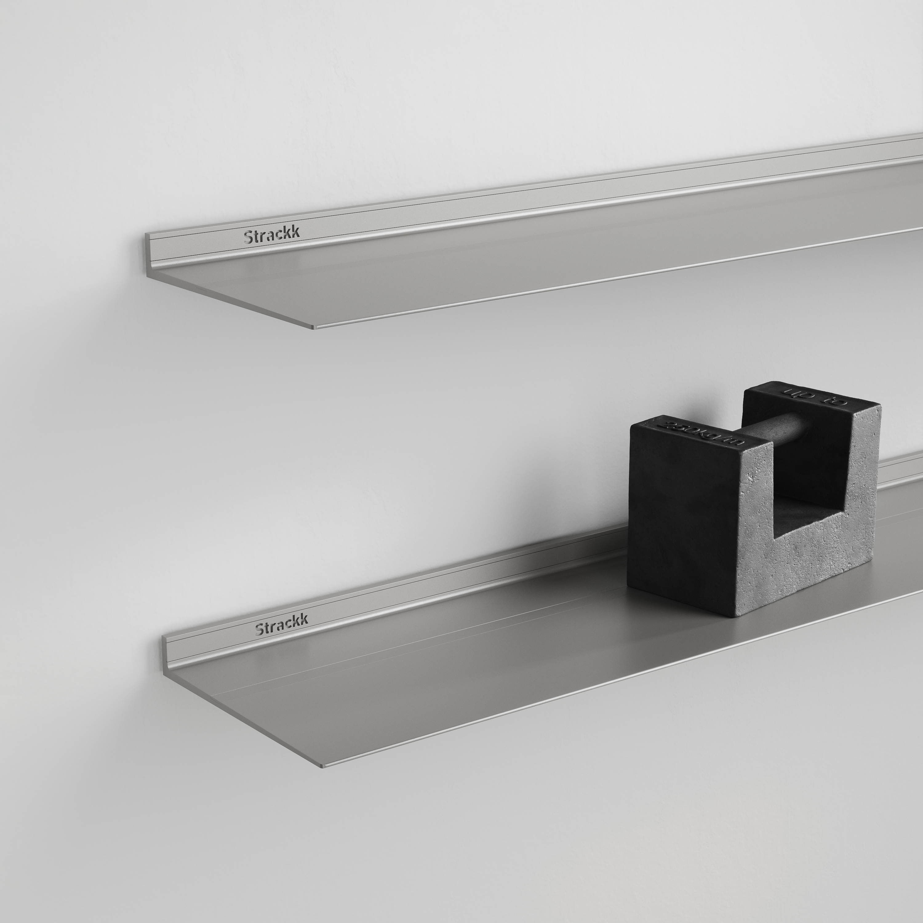 Floating wall shelf | Aluminium