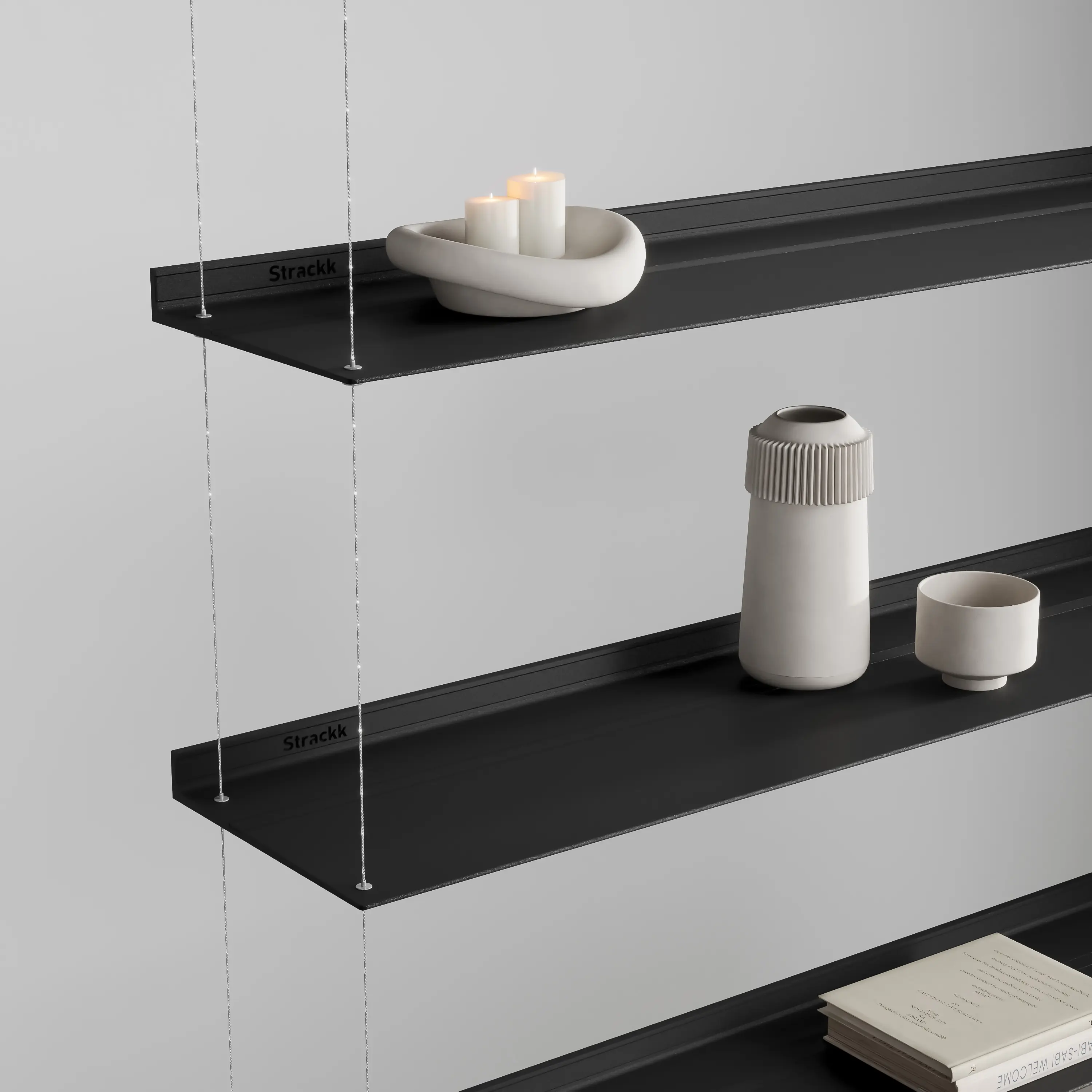 Strackk - Room Divider | Black RAL9005