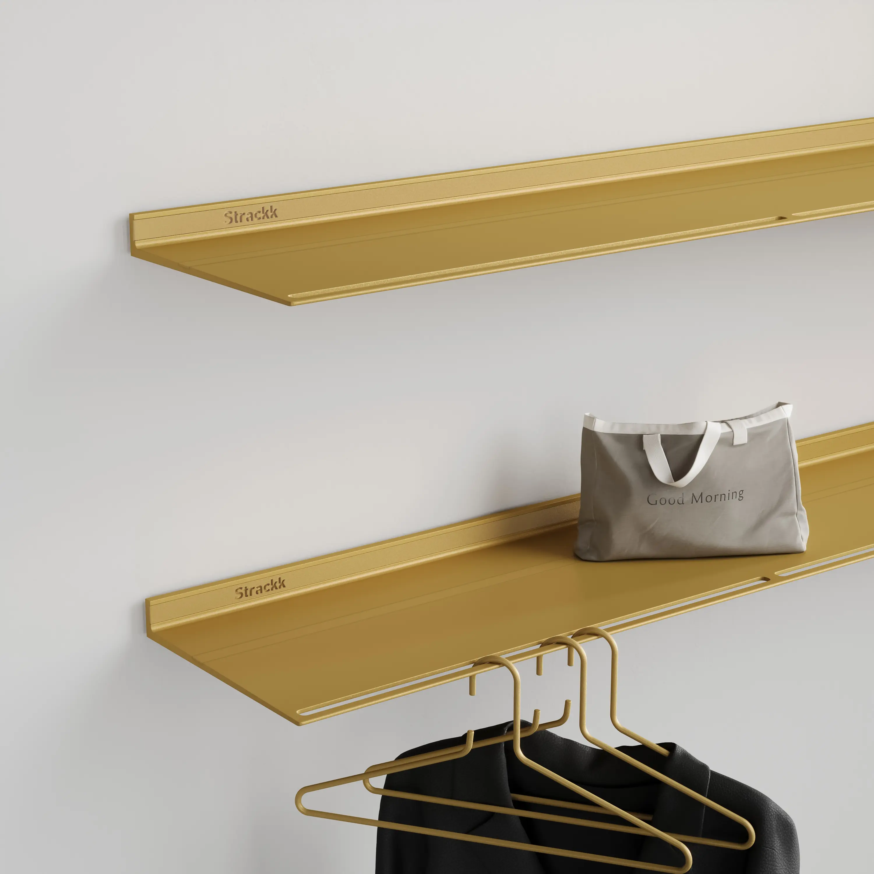 Strackk - Wall coat rack | Gold