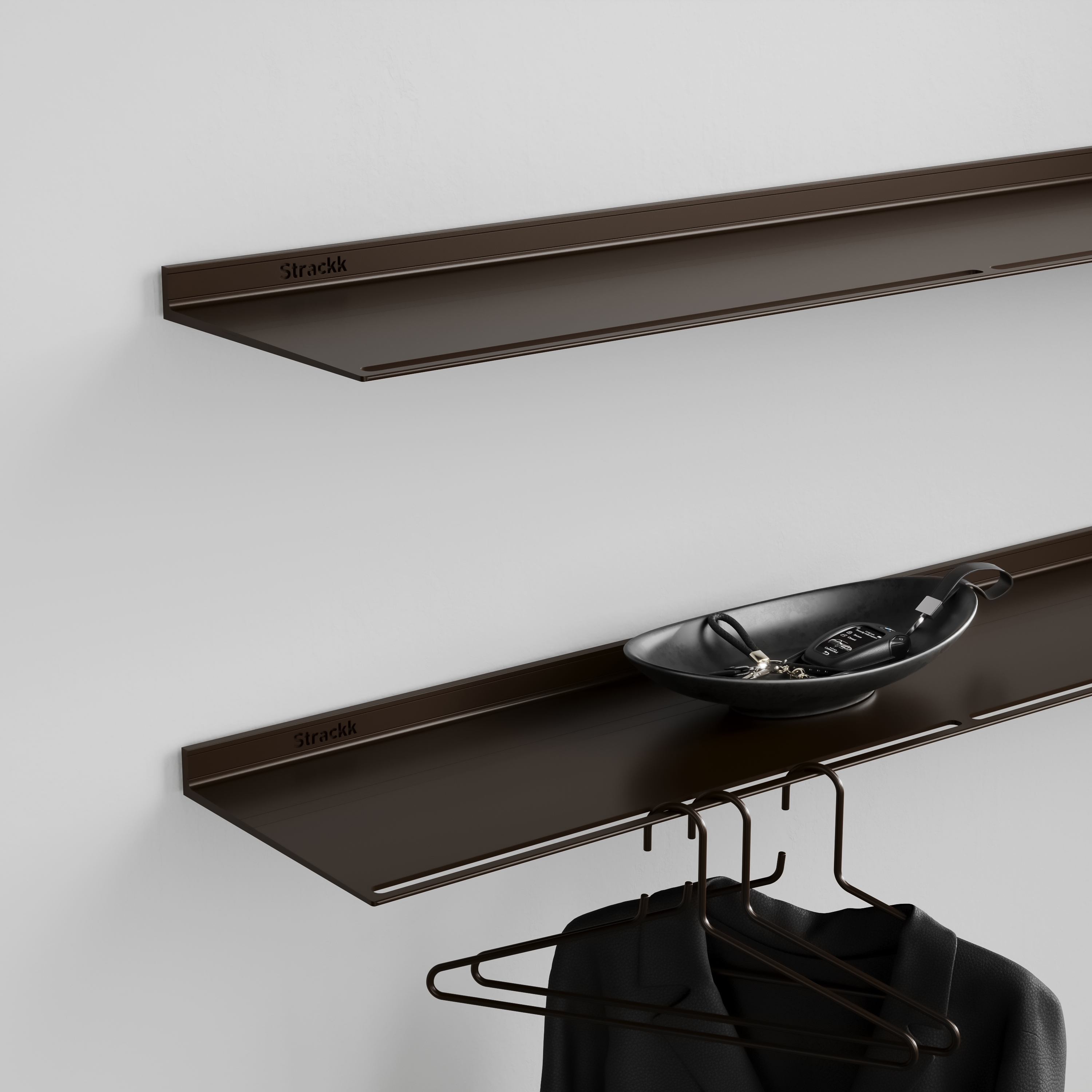 Wall coat rack | Gunmetal