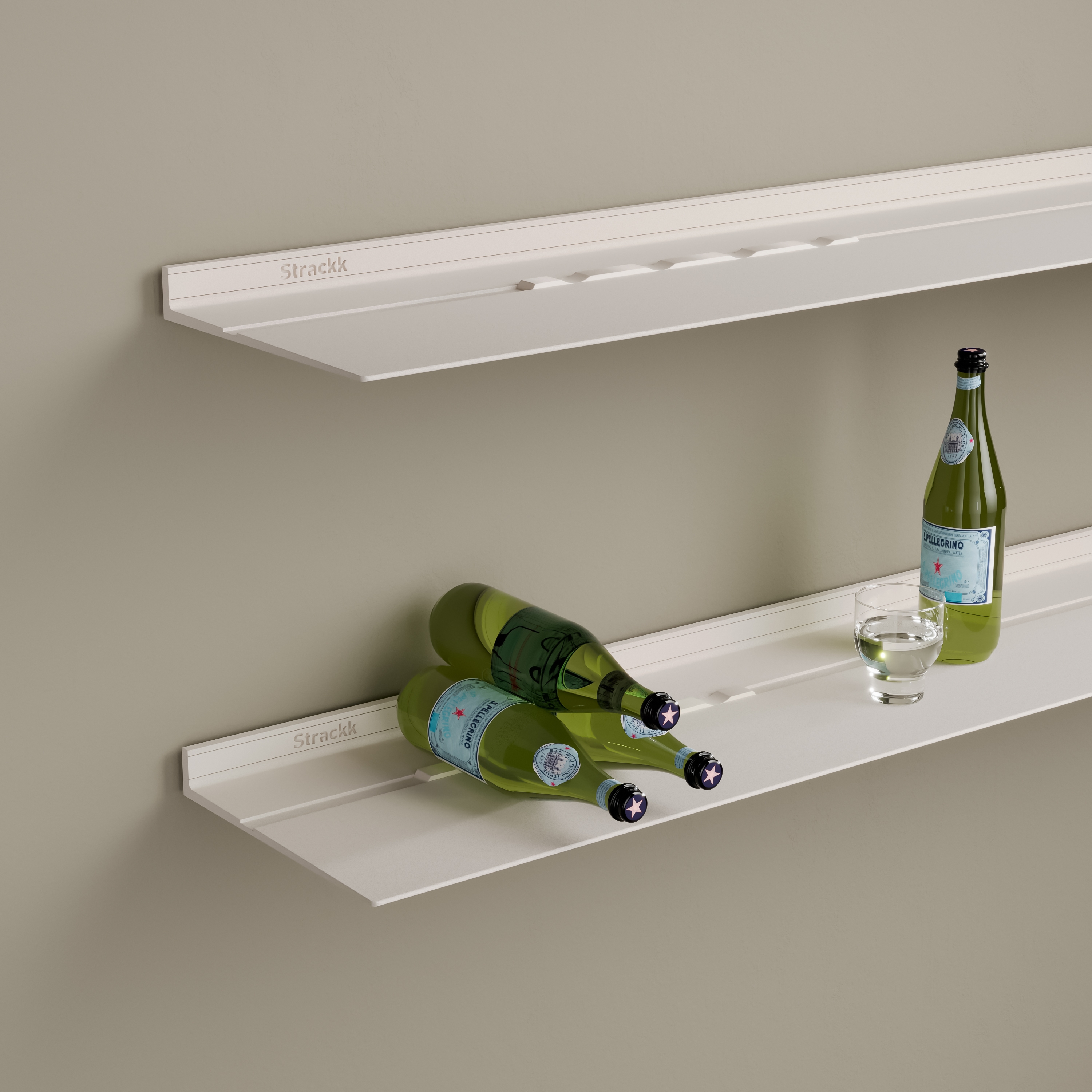 Wine bottle holder | Off-white RAL9010