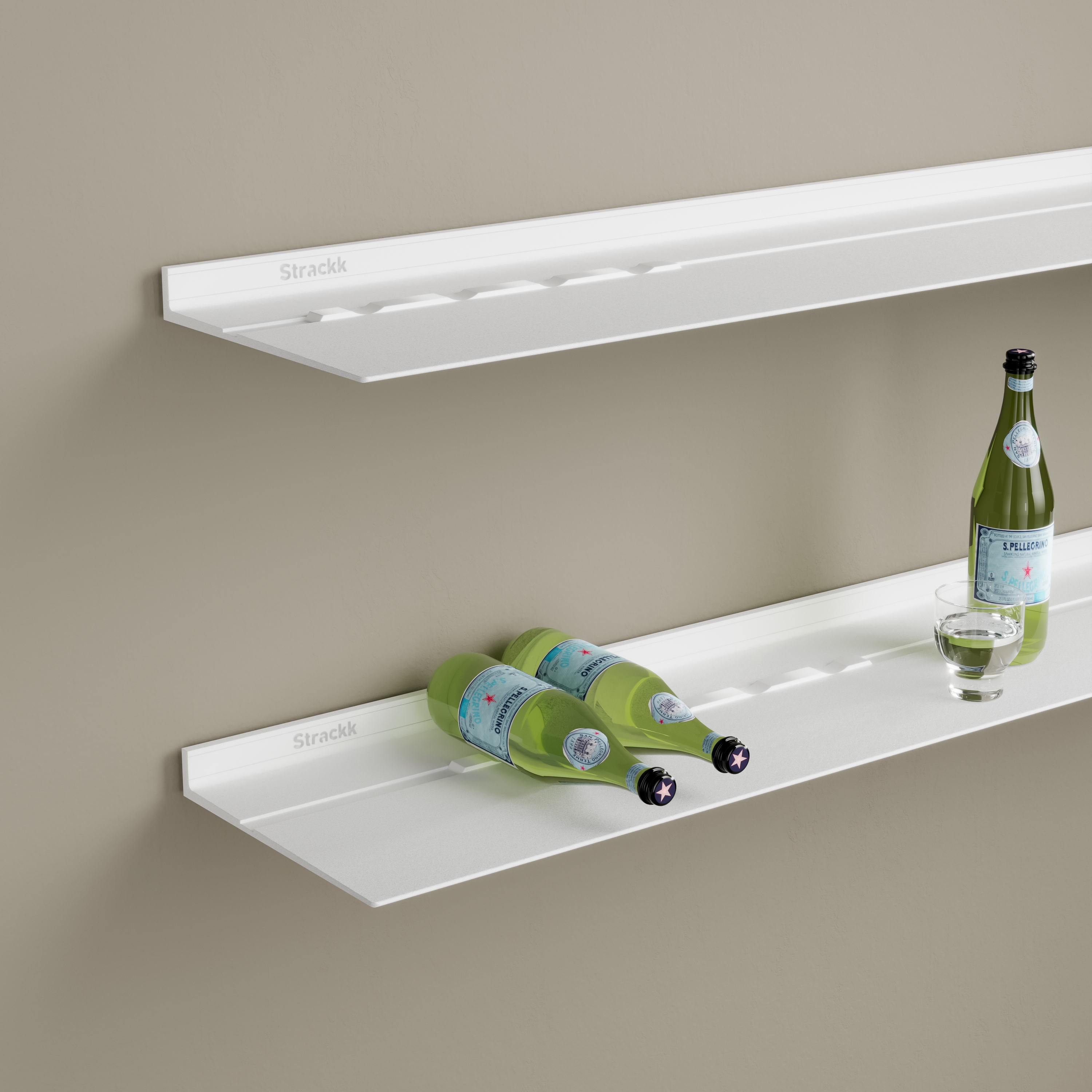Wine bottle holder | White RAL9016