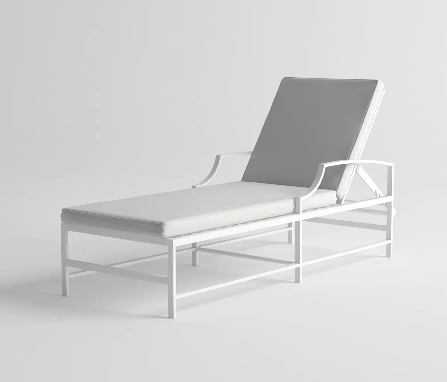 10DEKA - Agosto Sunlounger With Cushion