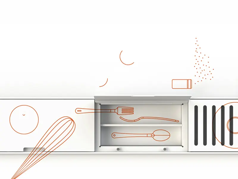 Domusomnia - EasyRack Kitchen Step | Portacoltelli e taglieri