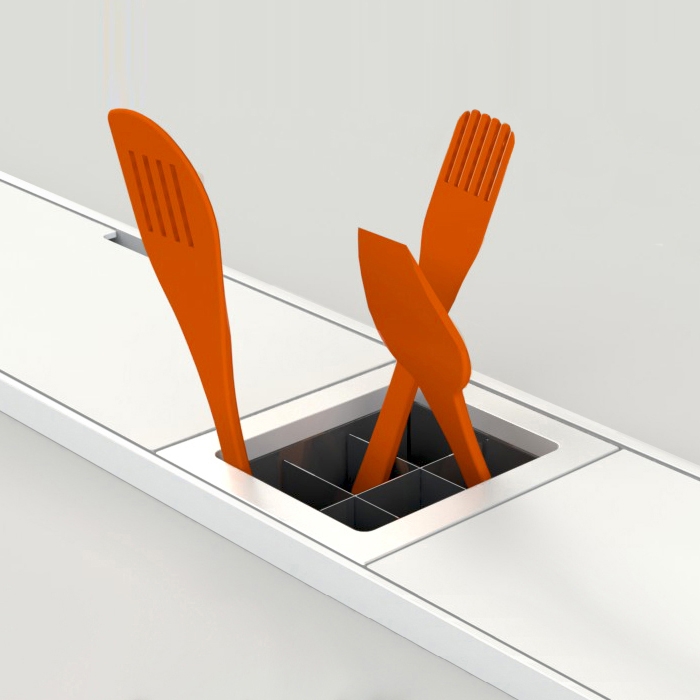 Display product EasyRack Kitchen Step | Spoon holder from manufacturer Domusomnia