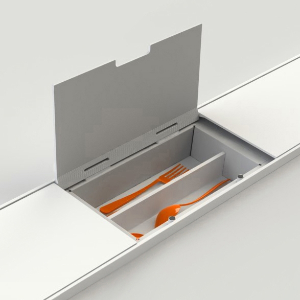 Display product EasyRack Kitchen Step | Cutlery tray from manufacturer Domusomnia