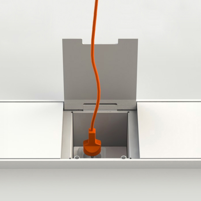 Display product EasyRack Kitchen Step | Electrical socket from manufacturer Domusomnia