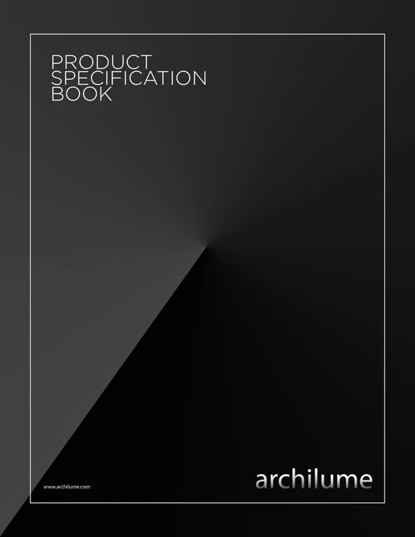 Immagine di anteprima del file Archilume Specbook