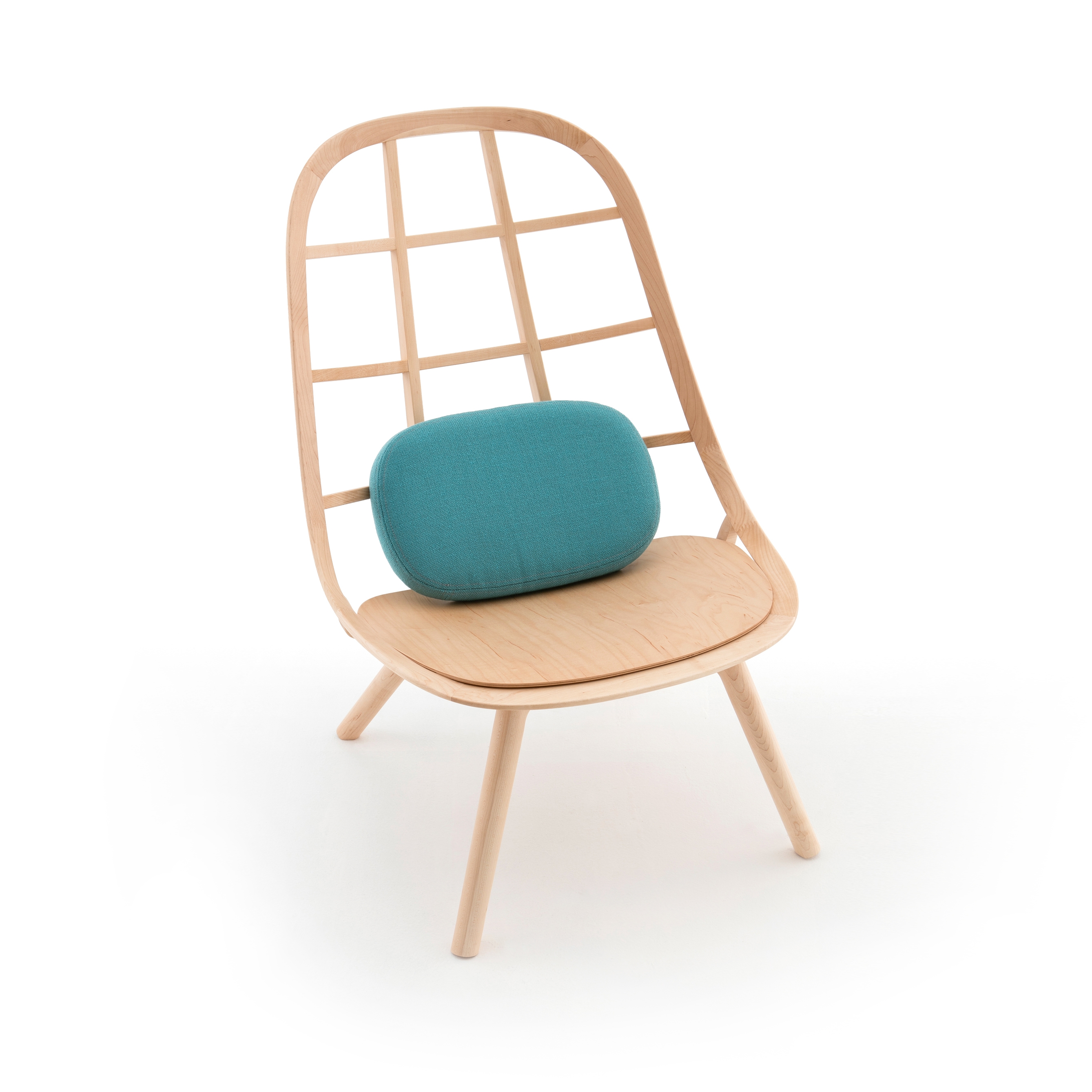 Display product Nadia Lounge Chair Natural from manufacturer Meetee