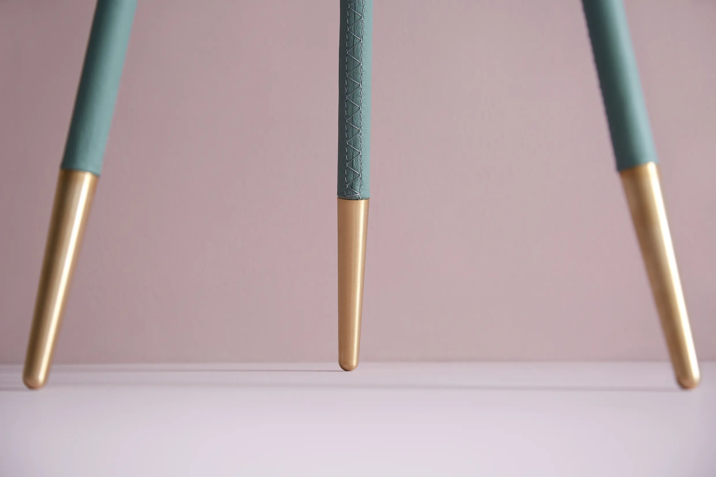 Bethan Gray - Stud leather side table
