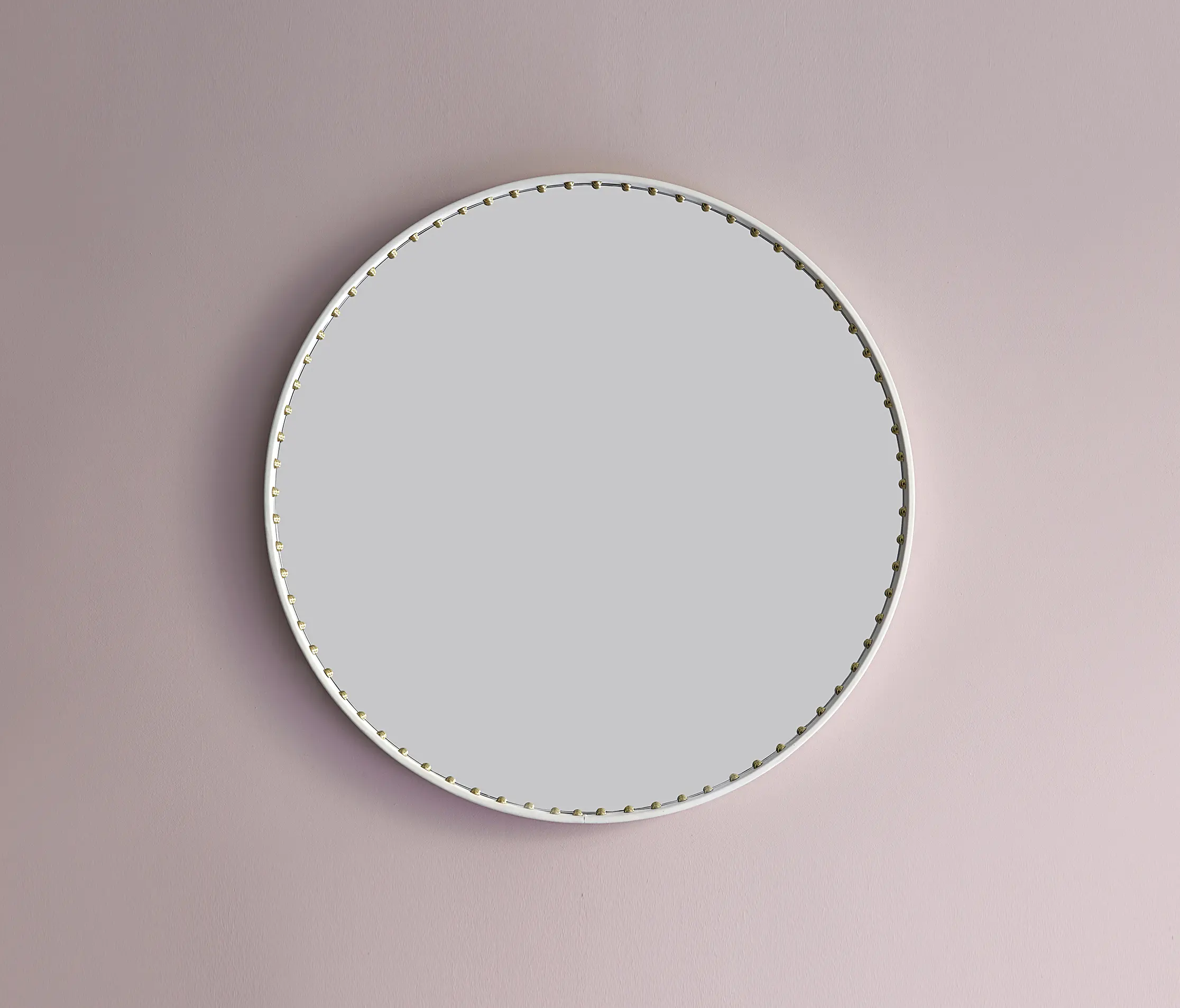 Bethan Gray - Stud leather mirror