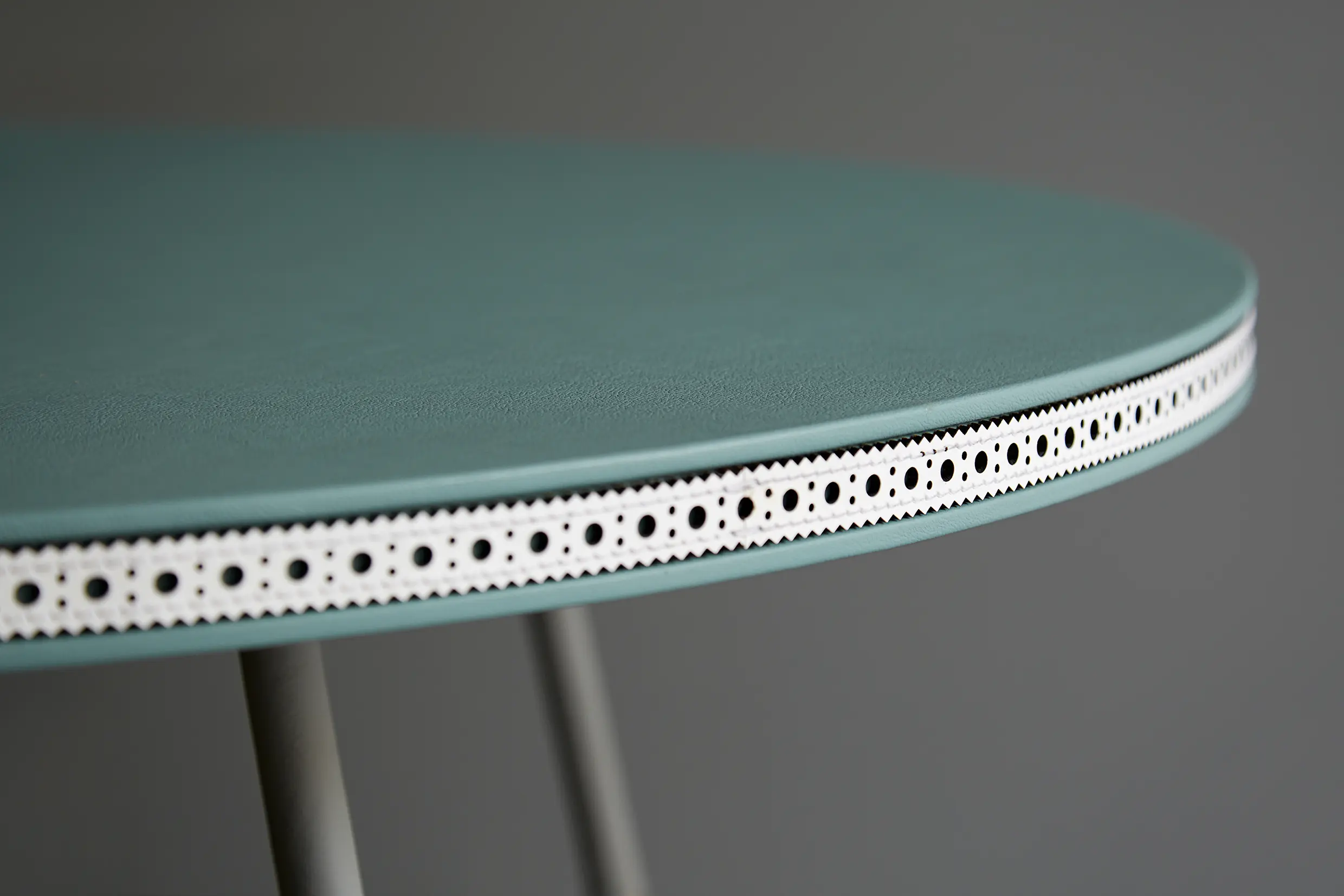 Bethan Gray - Brogue leather coffee table