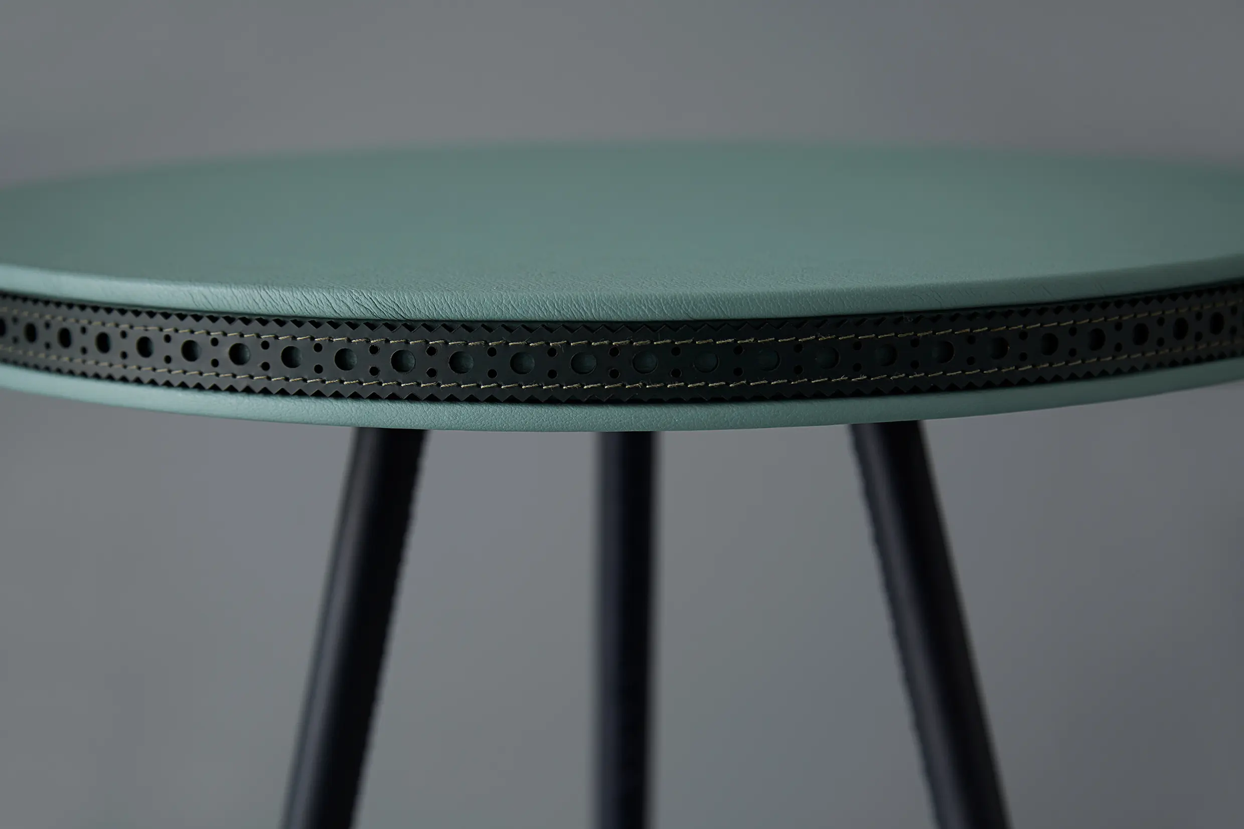 Bethan Gray - Brogue leather side table