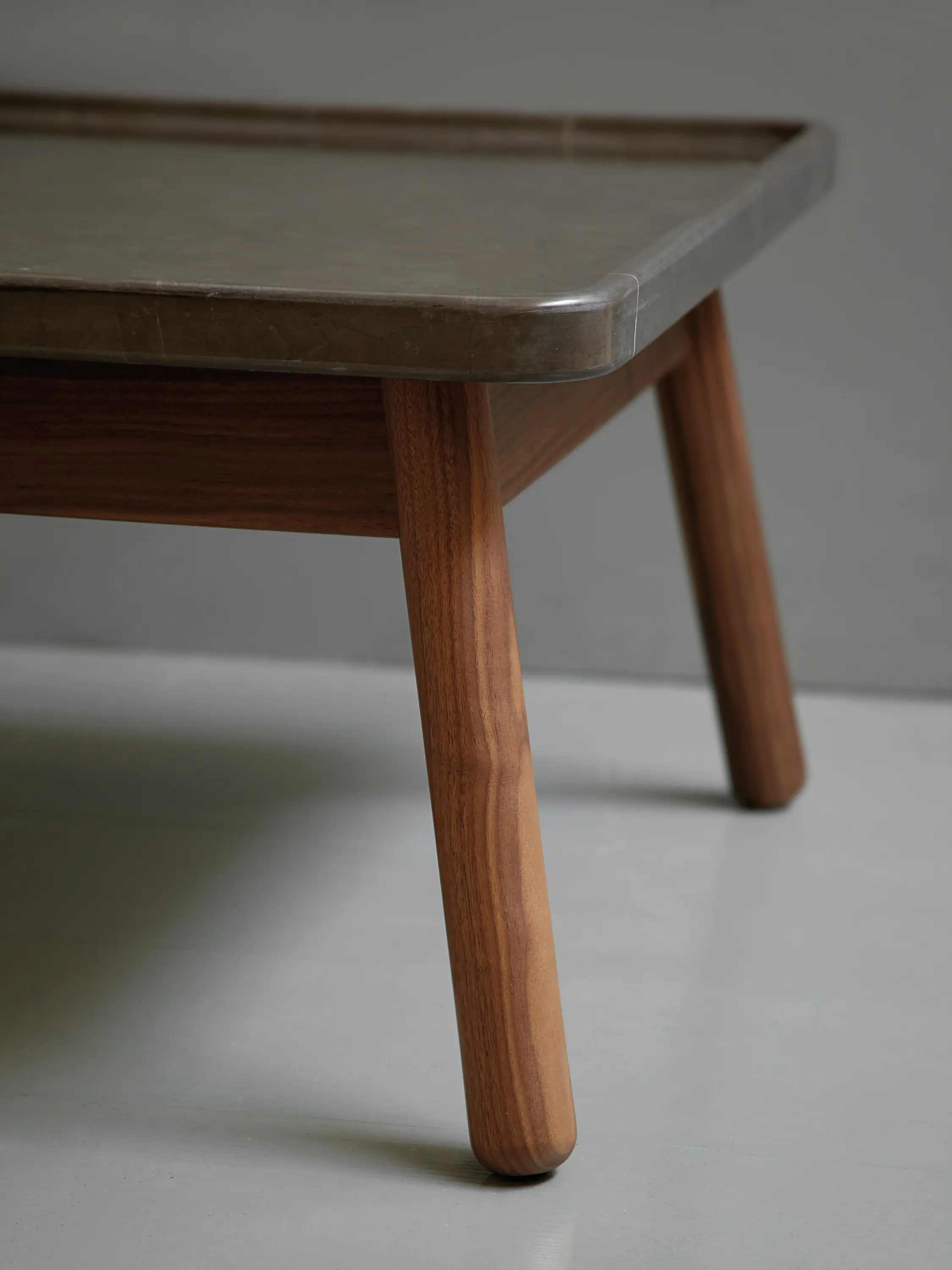 Bethan Gray - Carve marble small square coffee table