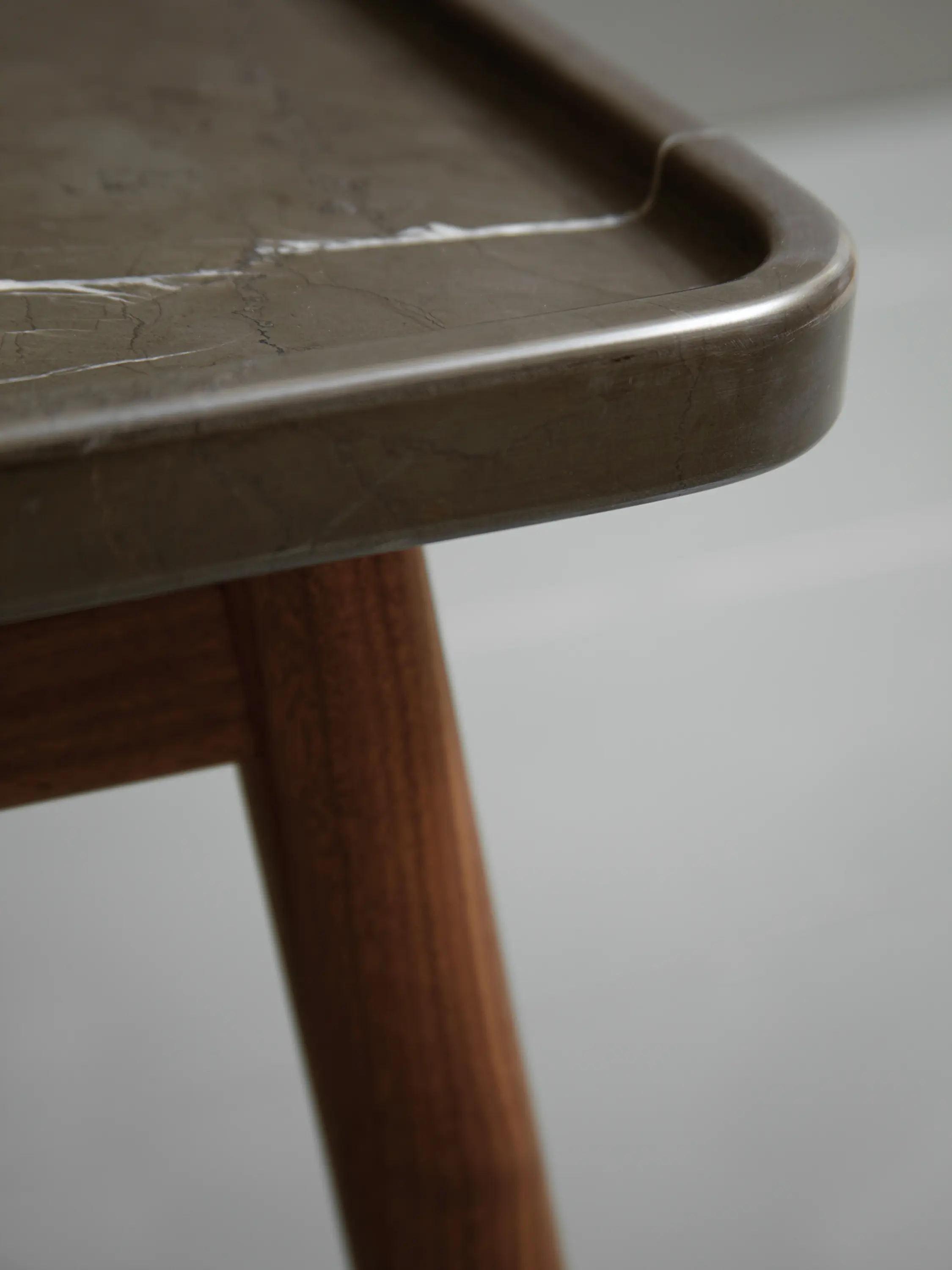 Bethan Gray - Carve marble small square coffee table