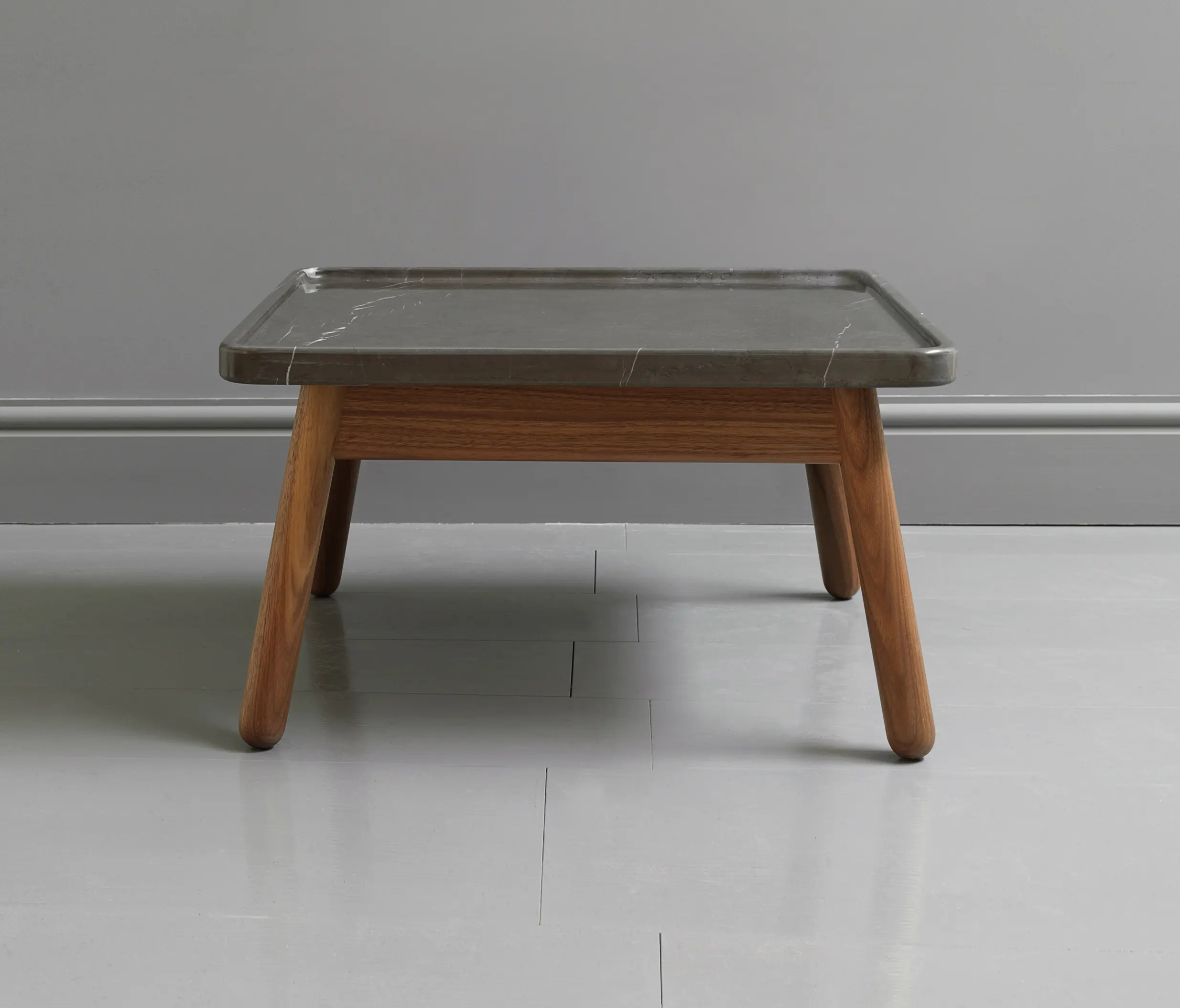 Bethan Gray - Carve marble small square coffee table
