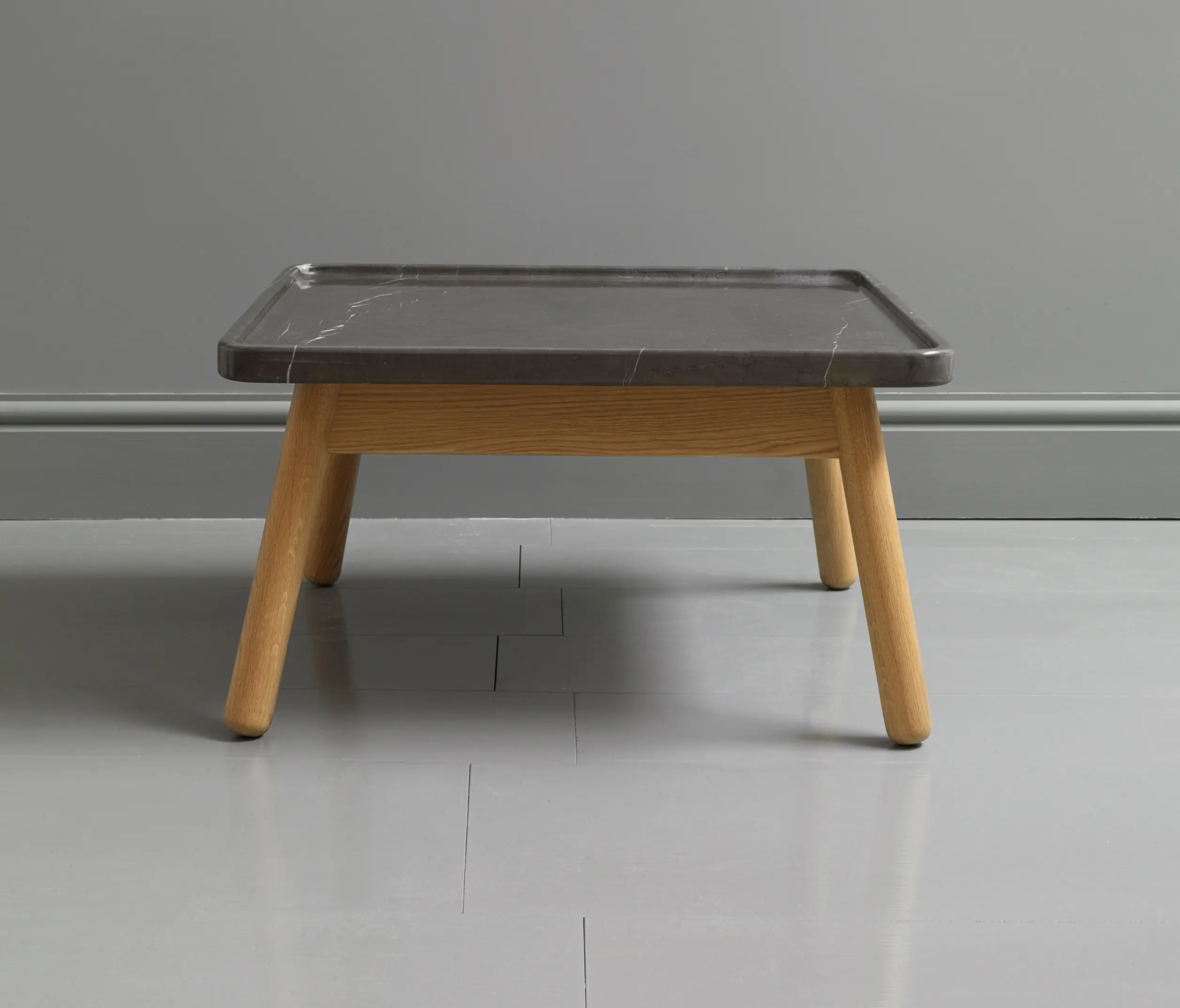 Bethan Gray - Carve marble small square coffee table