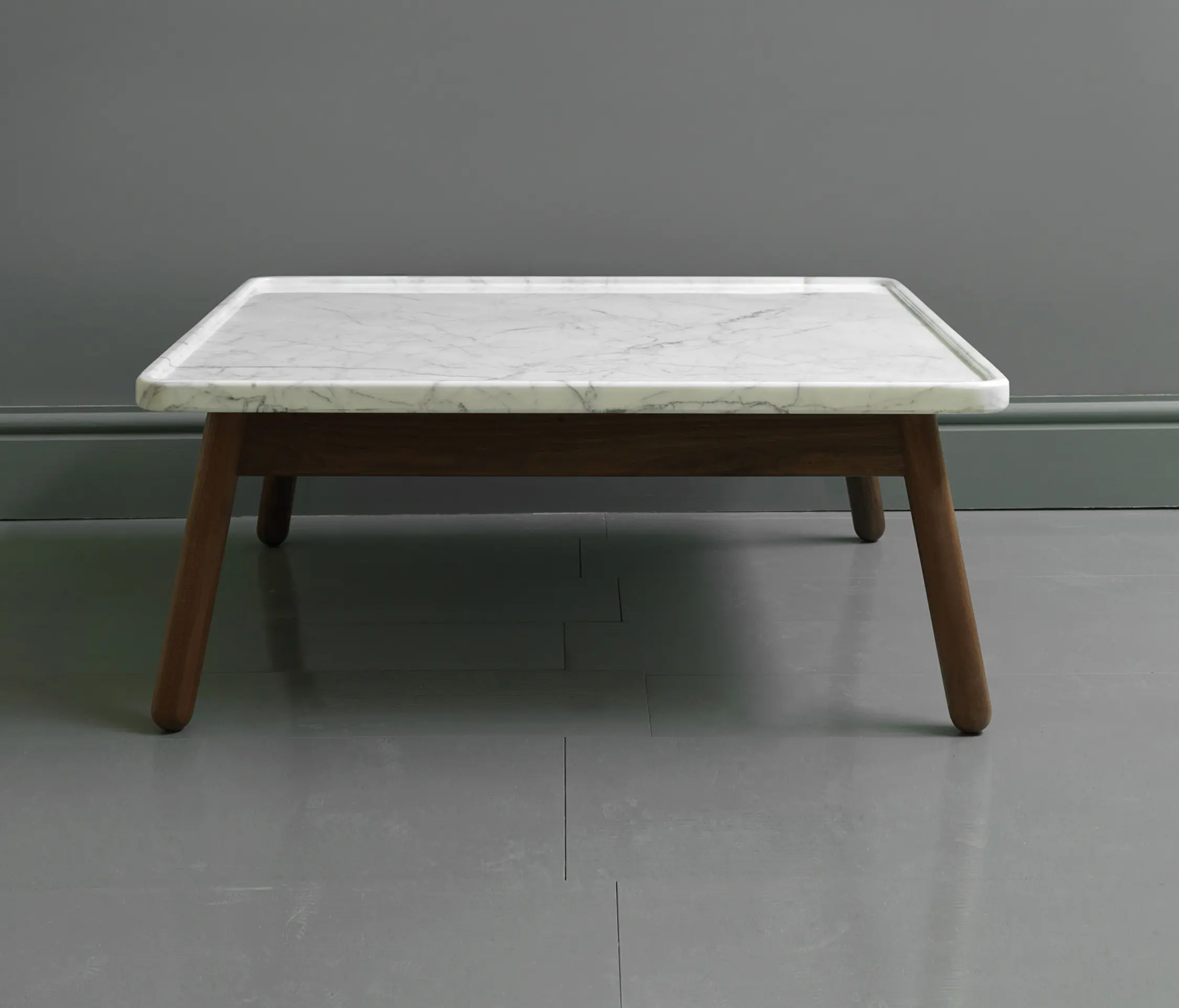 Bethan Gray - Carve marble large square coffee table