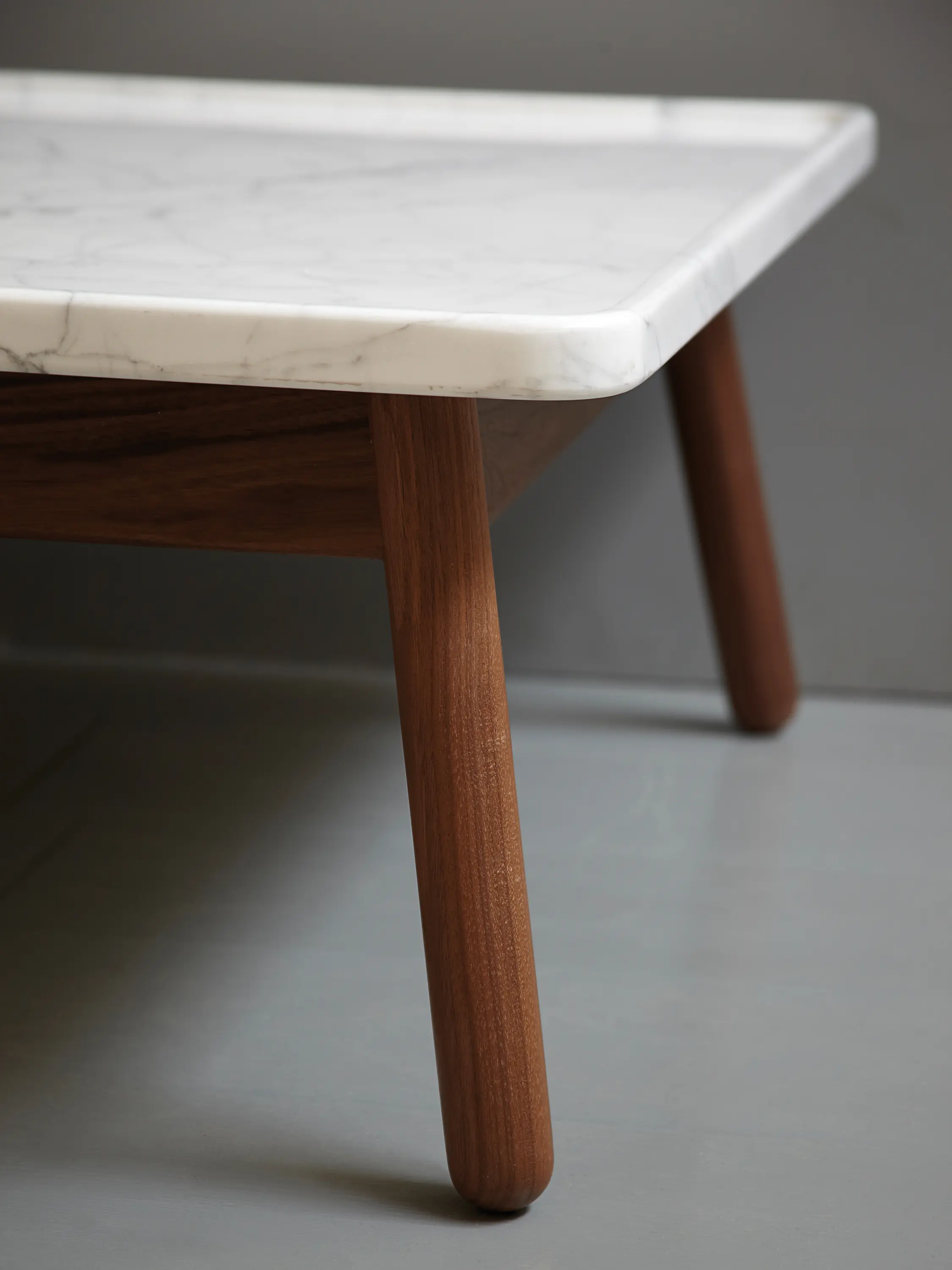 Bethan Gray - Carve marble large square coffee table