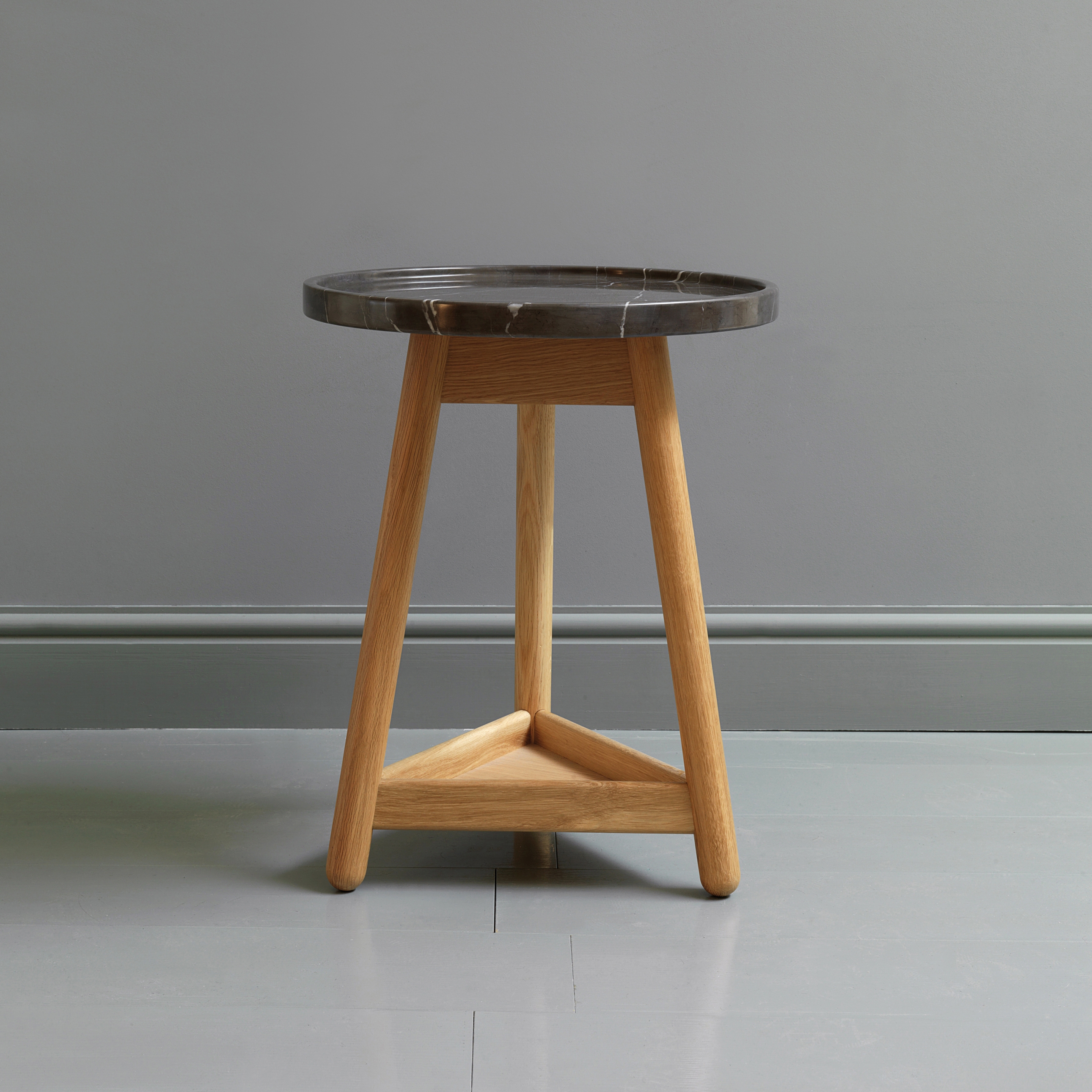 Carve marble side table