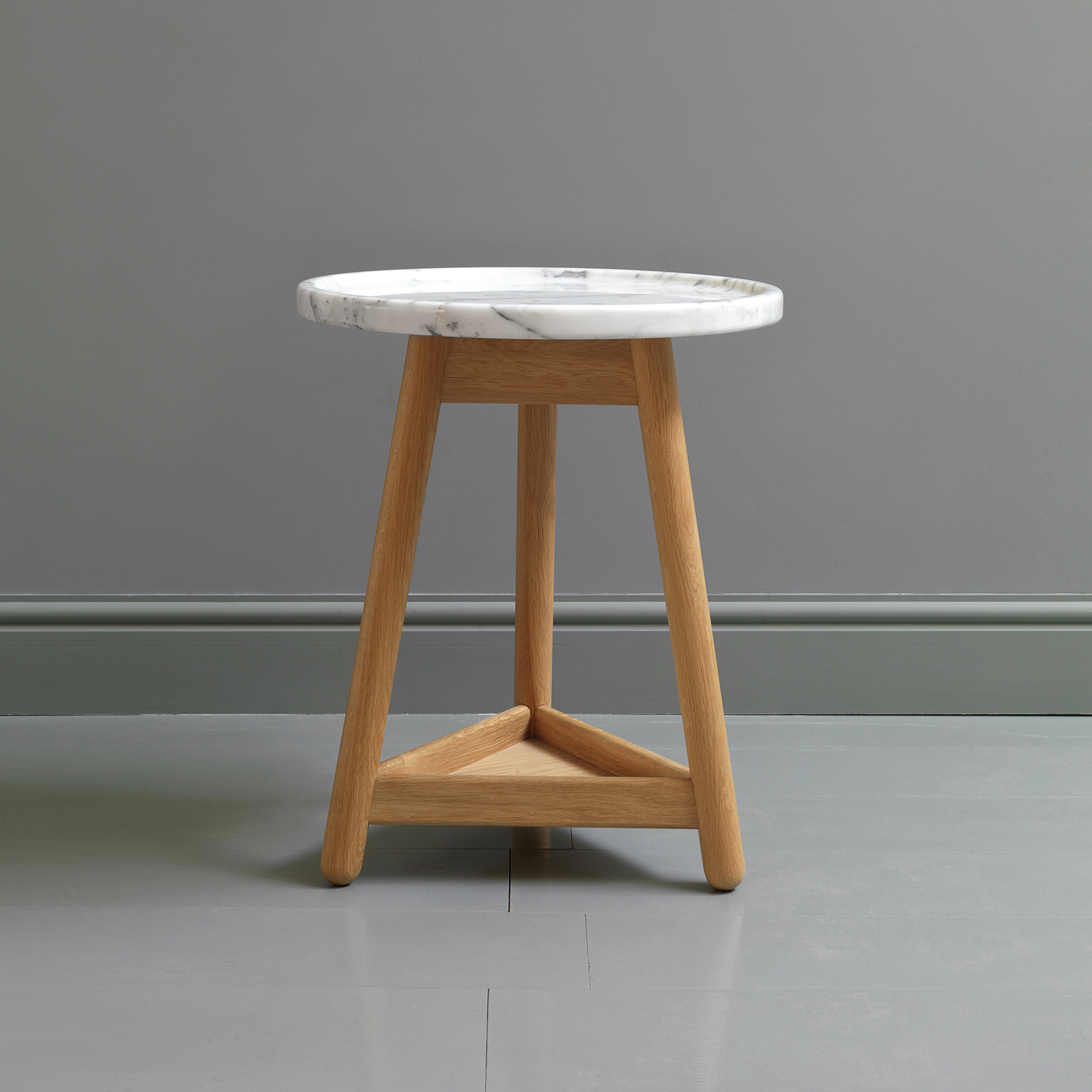 Carve marble side table