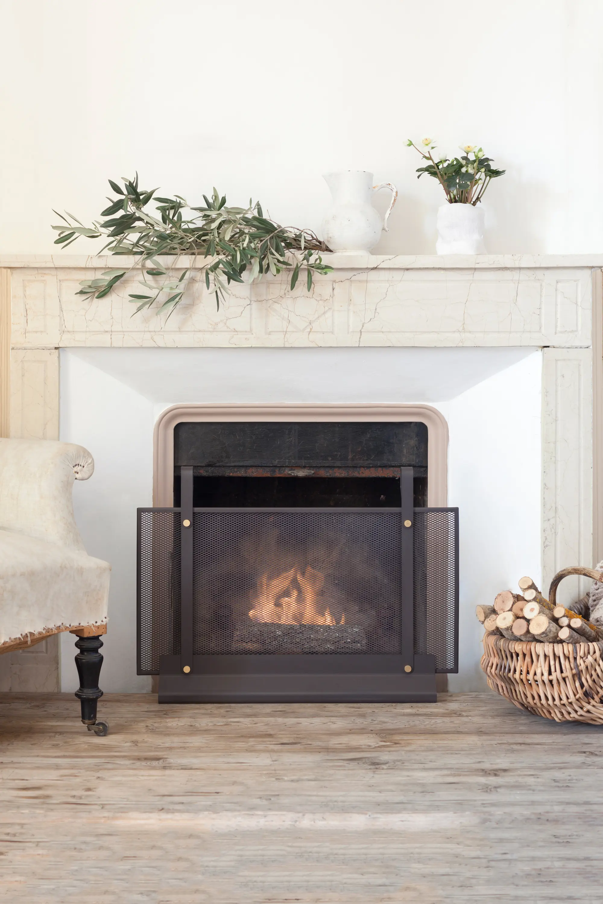 Eldvarm - Emma Fireplace screen  | Noir 70