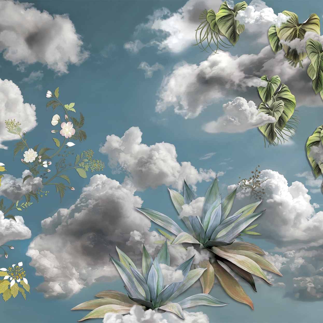 Display product Heaven Green (Wallpaper) | HG1.01.1 SH from manufacturer YO2