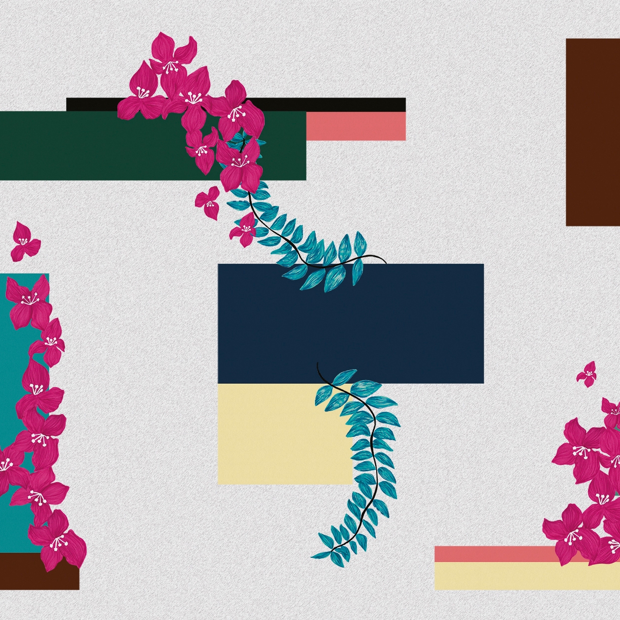 Mostrar el producto Modernist Bougainvillaea | MB1.01.1 FF del fabricante YO2