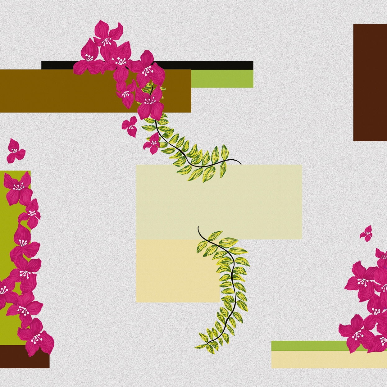 Modernist Bougainvillaea | MB1.01.2 FF