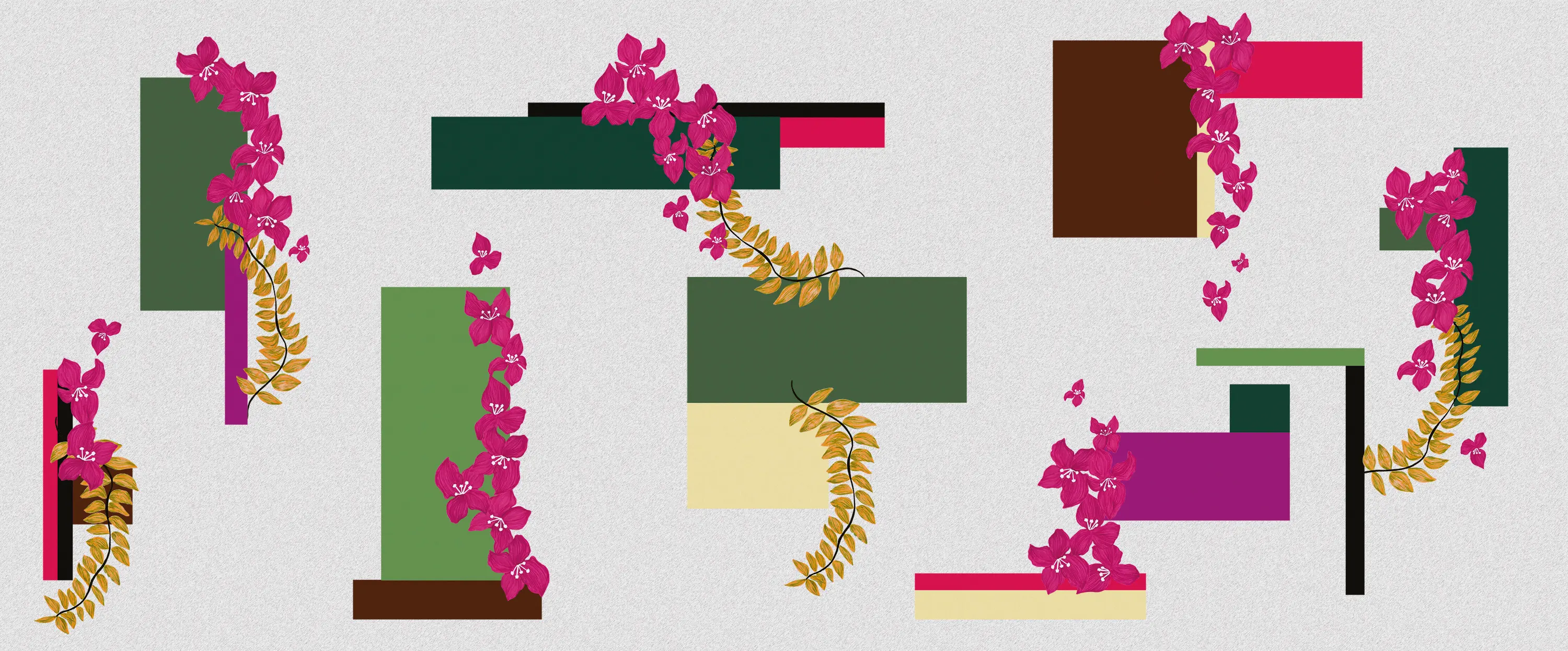 YO2 - Modernist Bougainvillaea | MB1.01.3 FF
