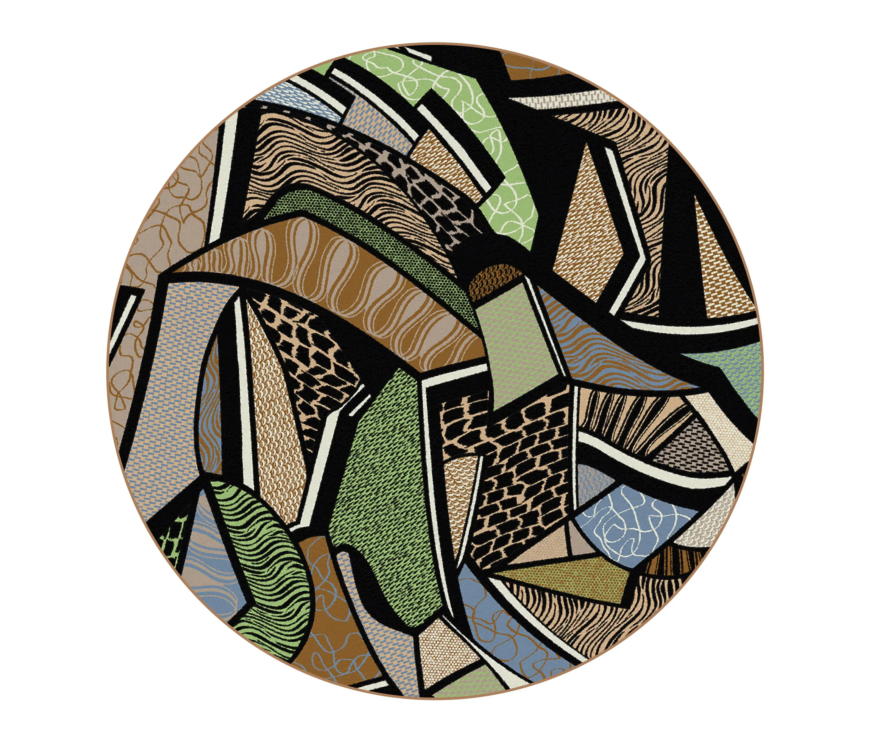 YO2 - Patchwork (Rug) | PT3.01.1 | Ø 350 cm