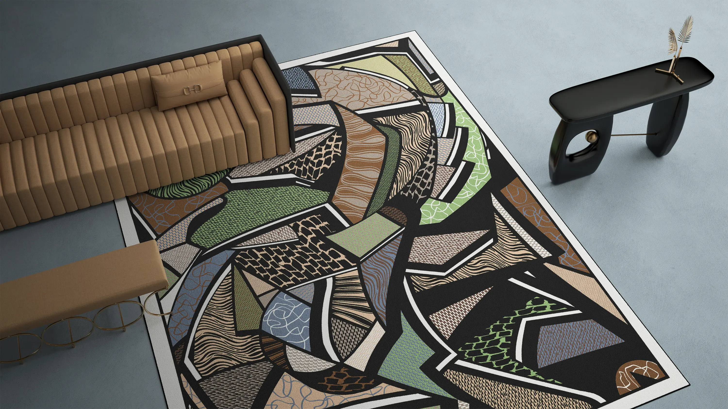YO2 - Patchwork (Rug) | PT3.01.1 | Ø 350 cm