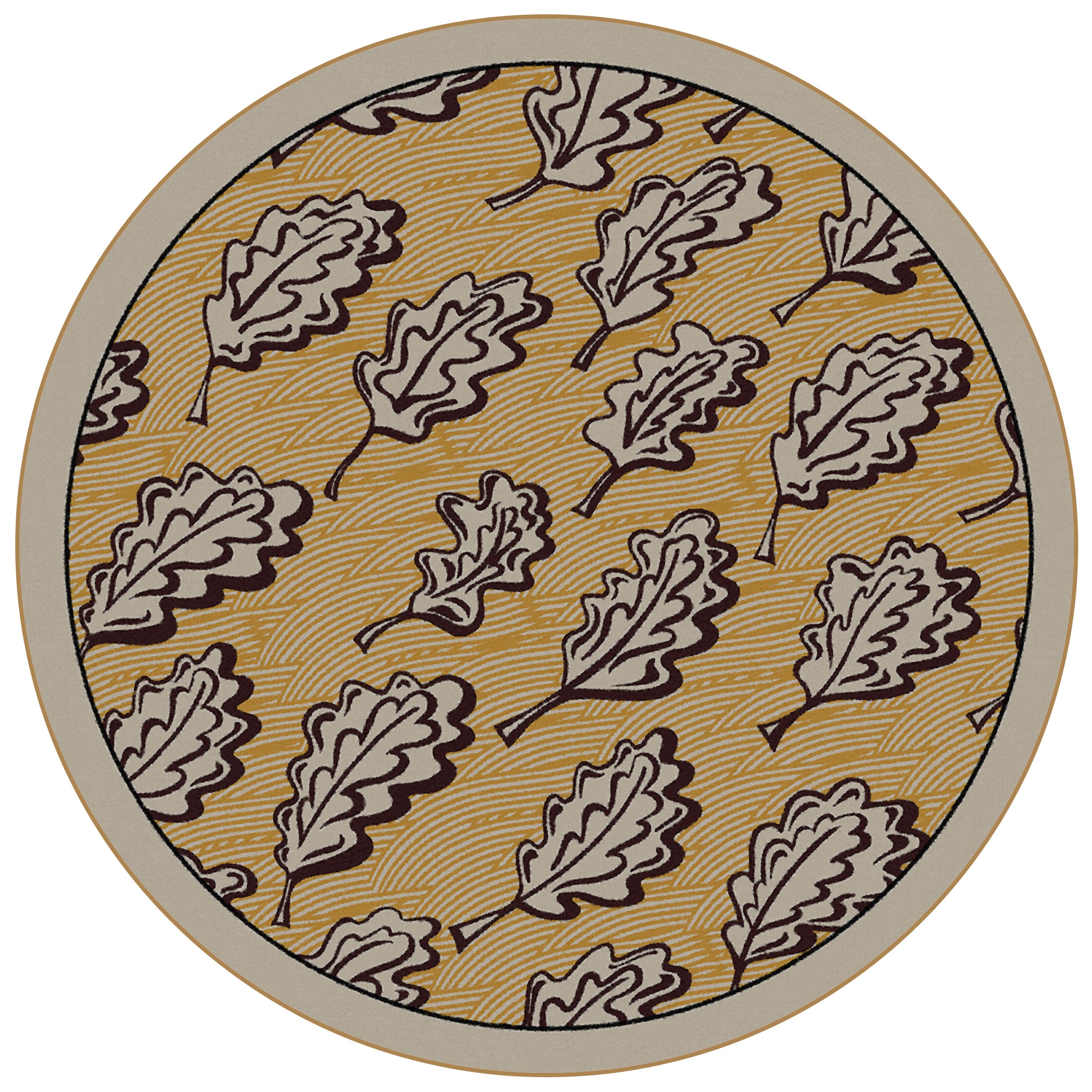 The Oak Leaves (Rugs) | OA3.01.3 | Ø 350 cm