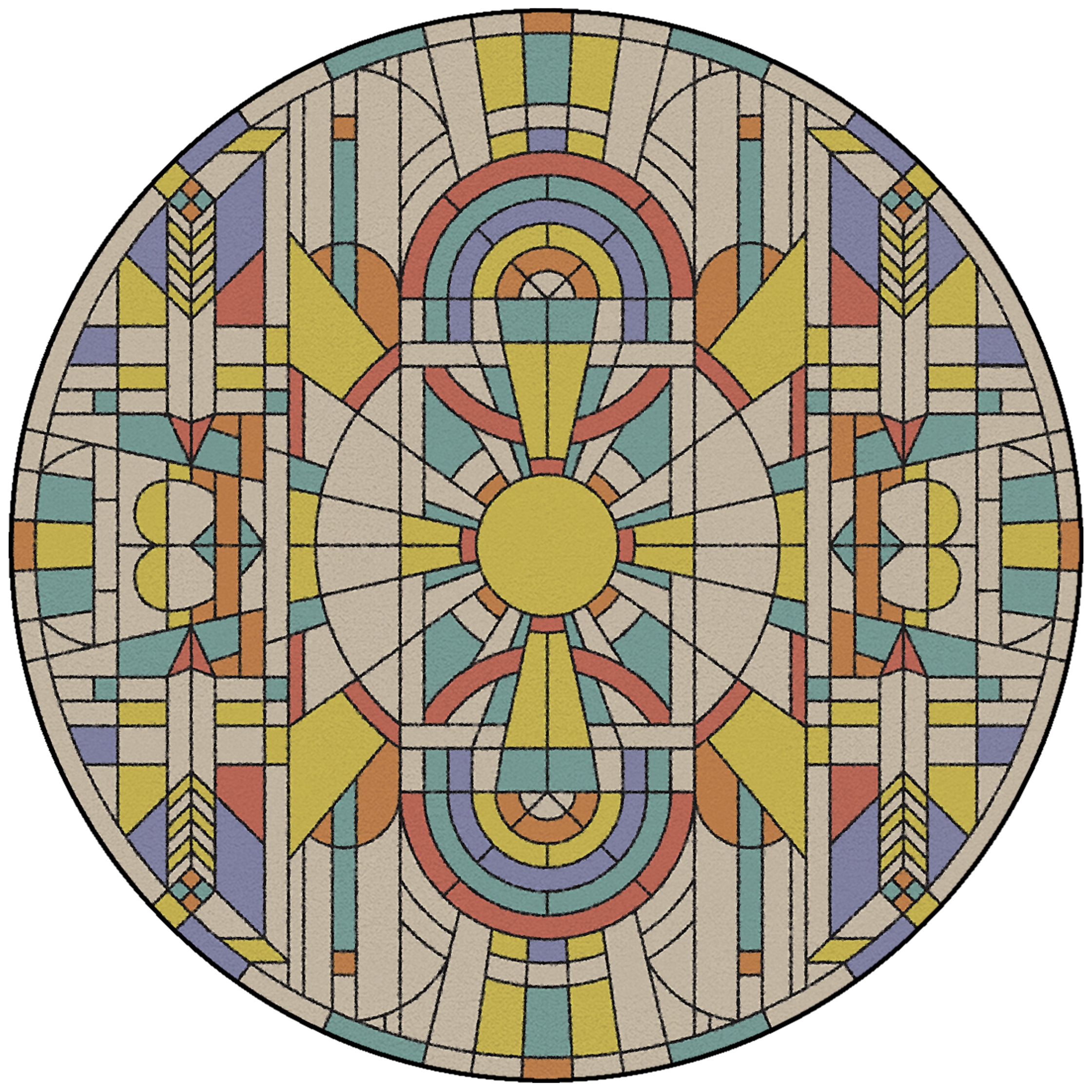 Vetro (Rugs) | VE3.02.3 | Ø 350 cm
