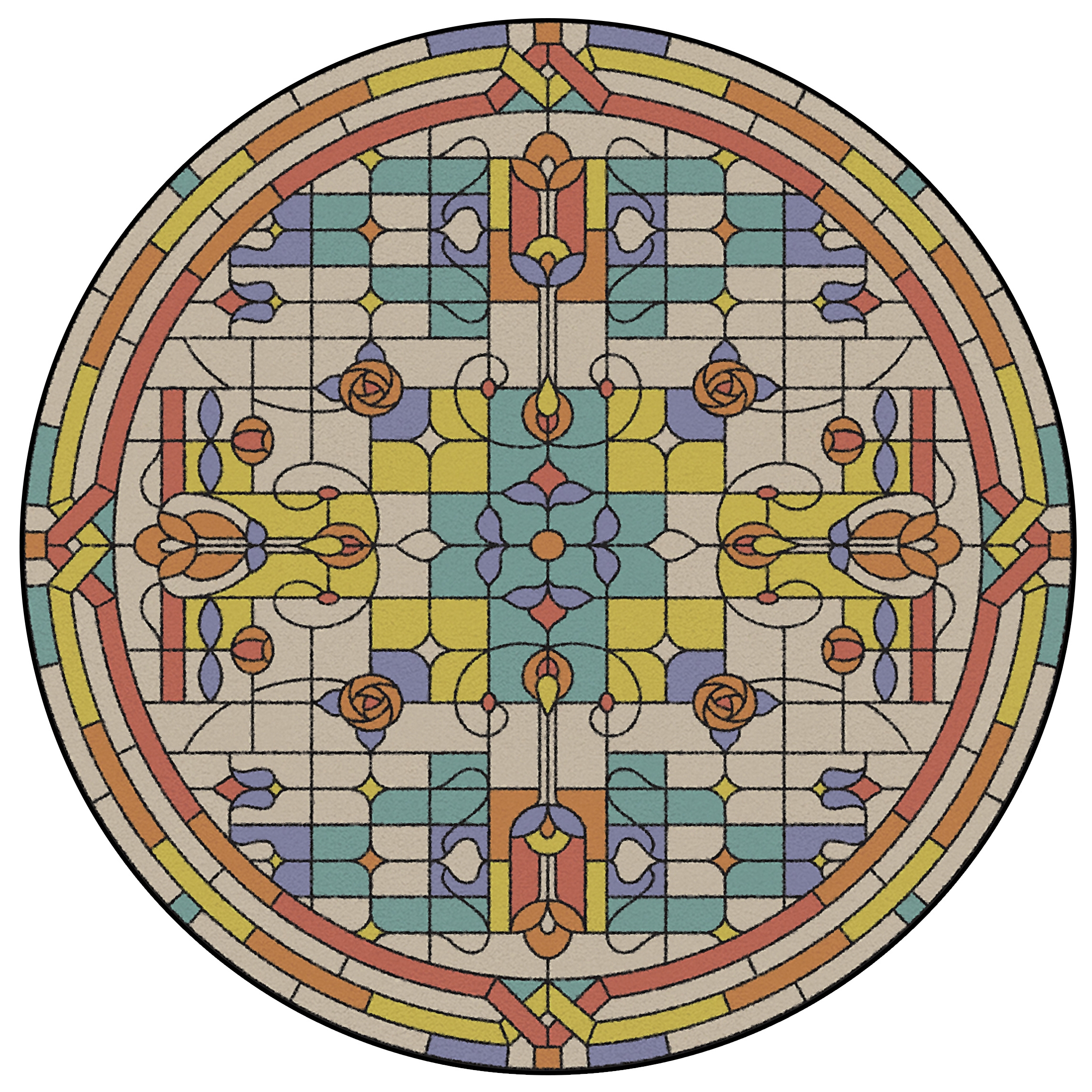 Vetro (Rugs) | VE3.03.3 | Ø 350 cm