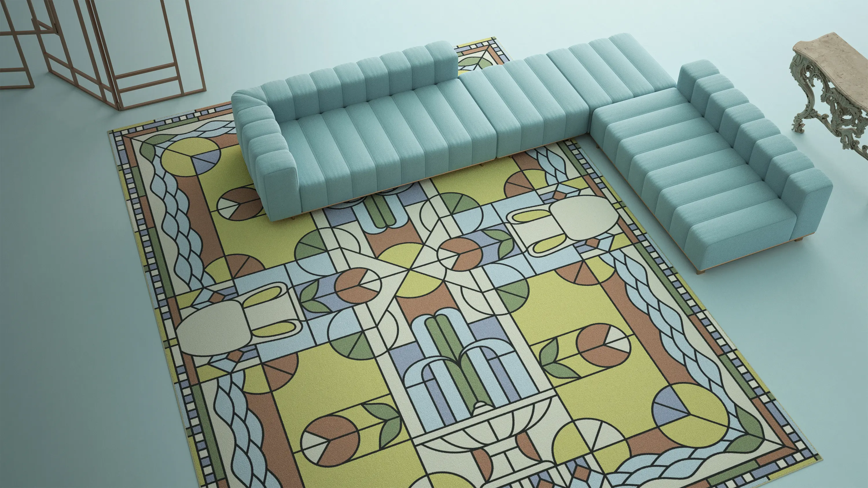 YO2 - Vetro (Rugs) | VE3.04.1 | Ø 350 cm