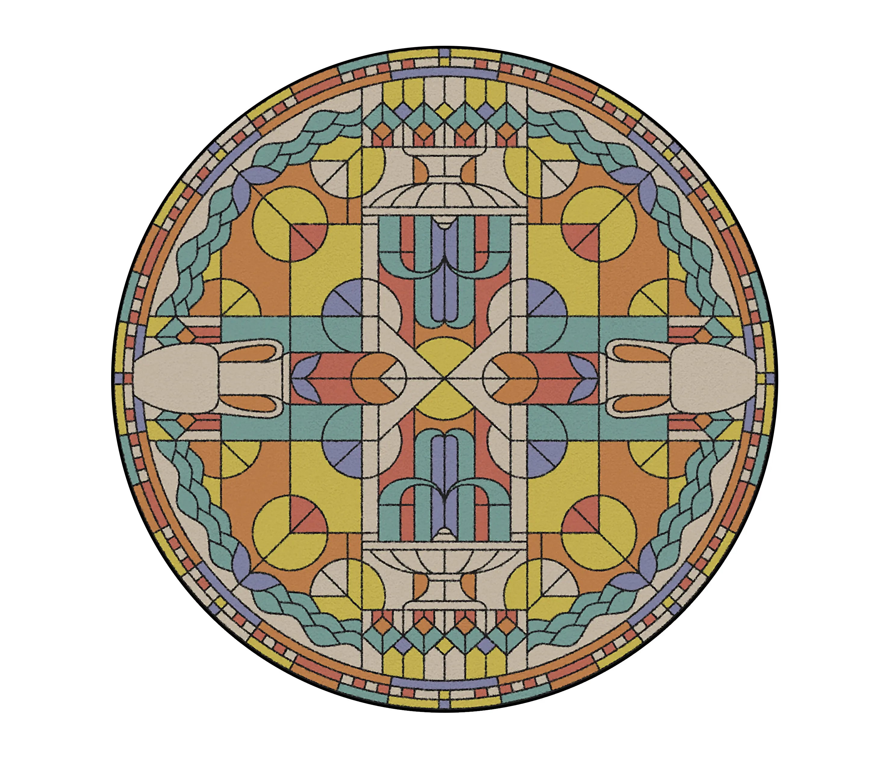 YO2 - Vetro (Rugs) | VE3.04.3 | Ø 350 cm