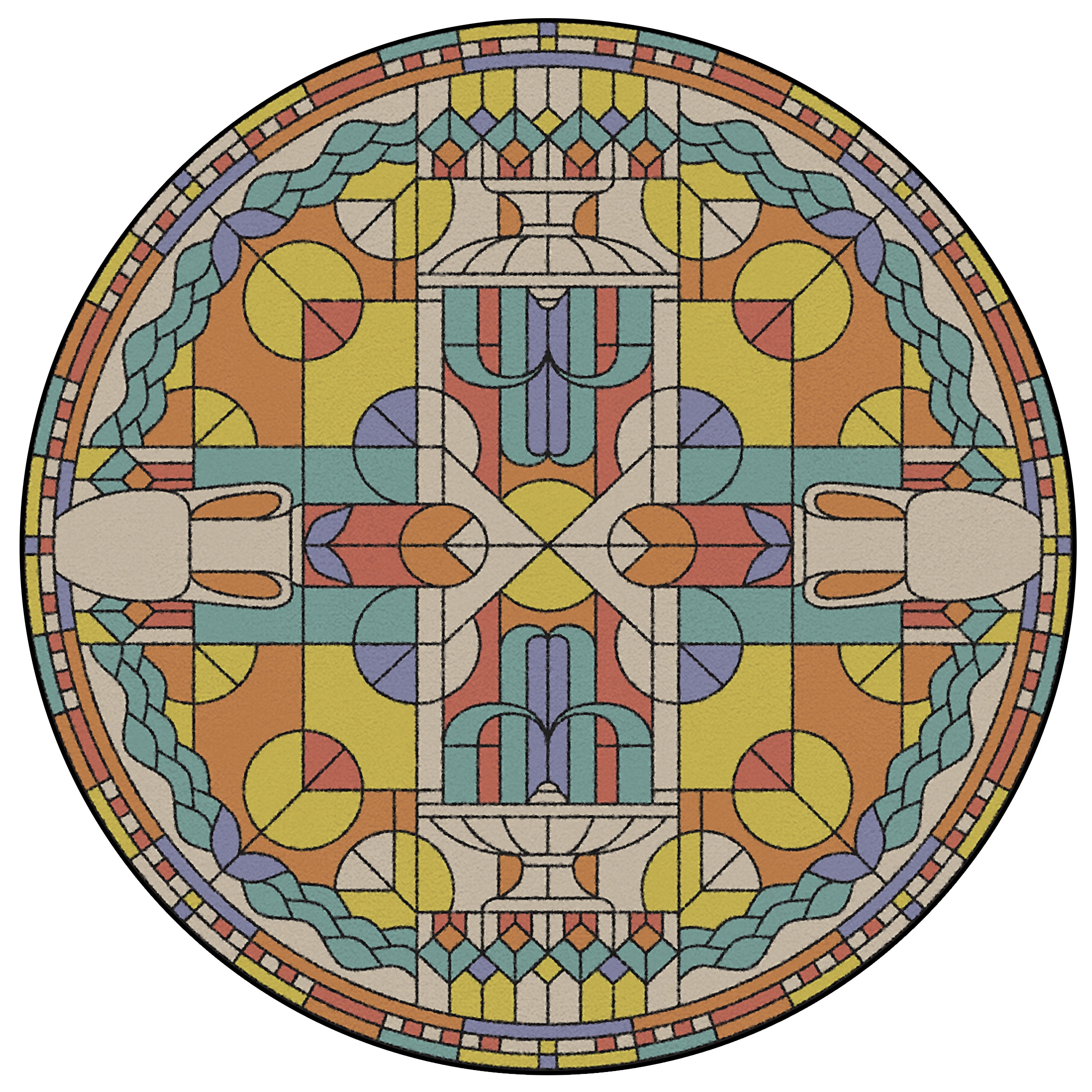 Vetro (Rugs) | VE3.04.3 | Ø 350 cm